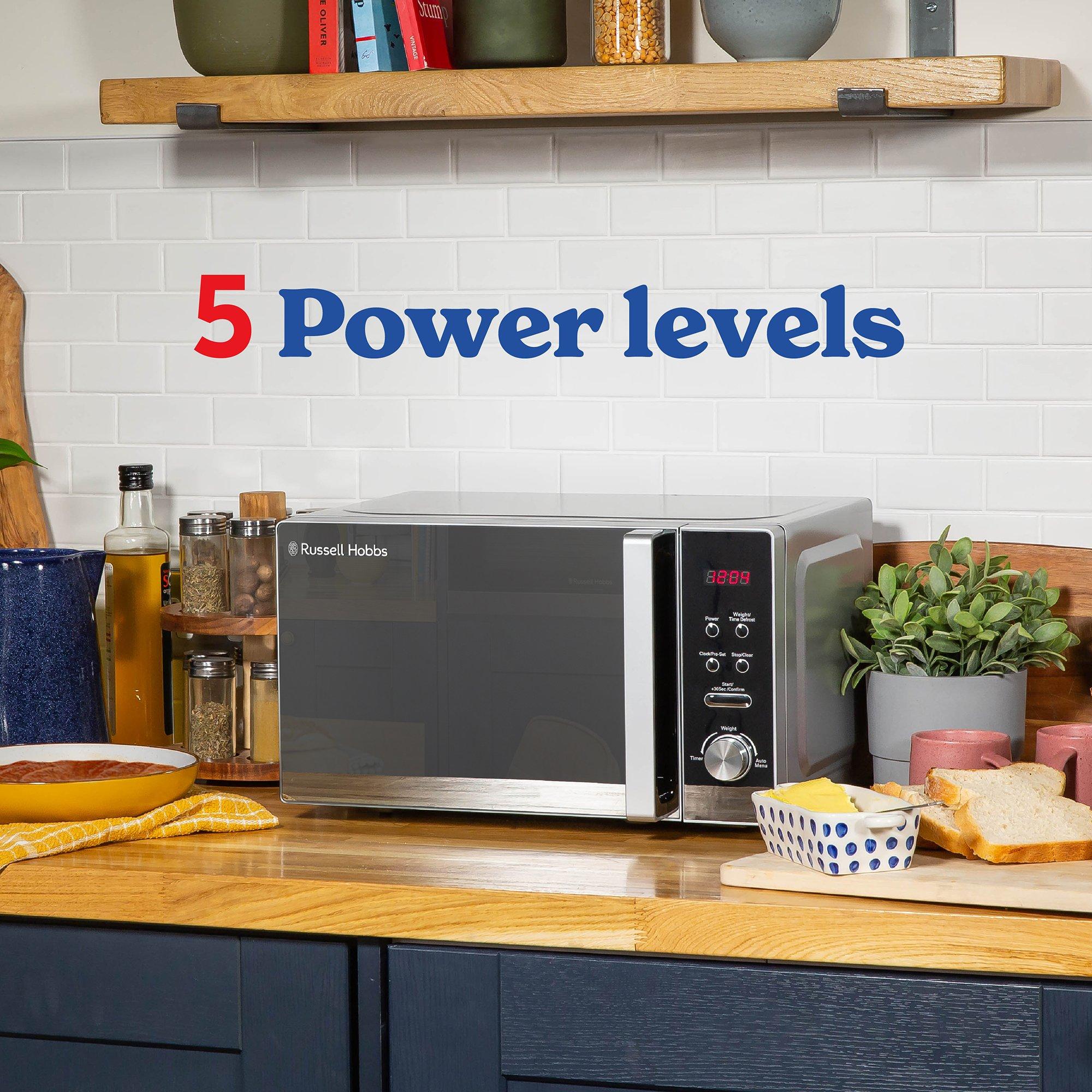 Silver - Russell Hobbs - 20 Litre Silver Digital Microwave - 7