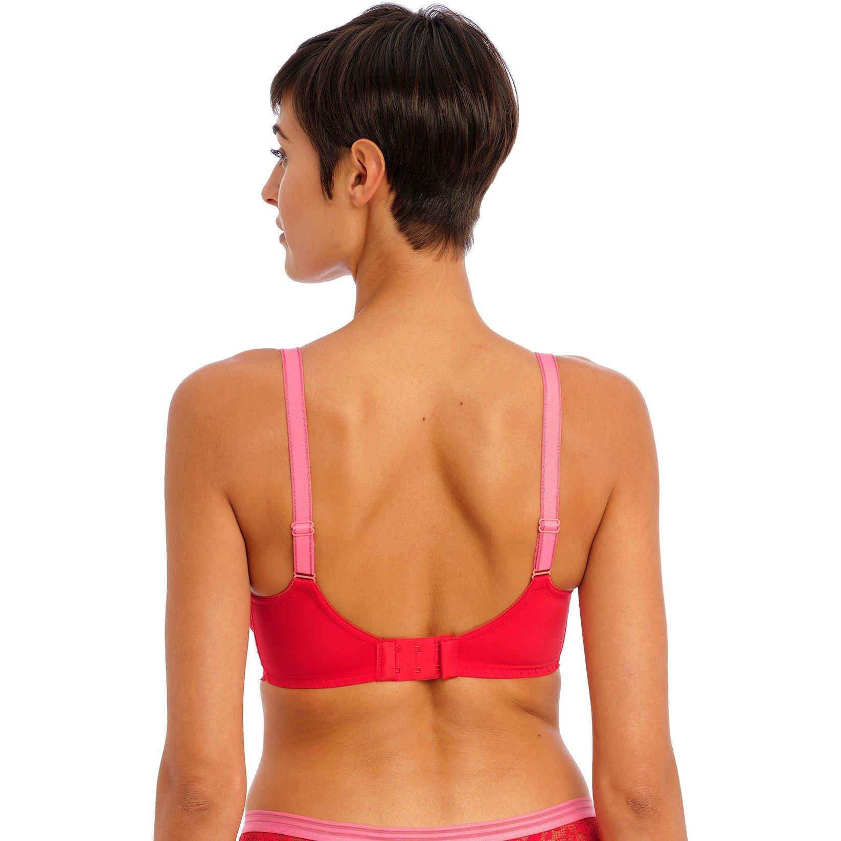 Chilli Red - Freya - Offbeat Underwired Balcony Bra - 3