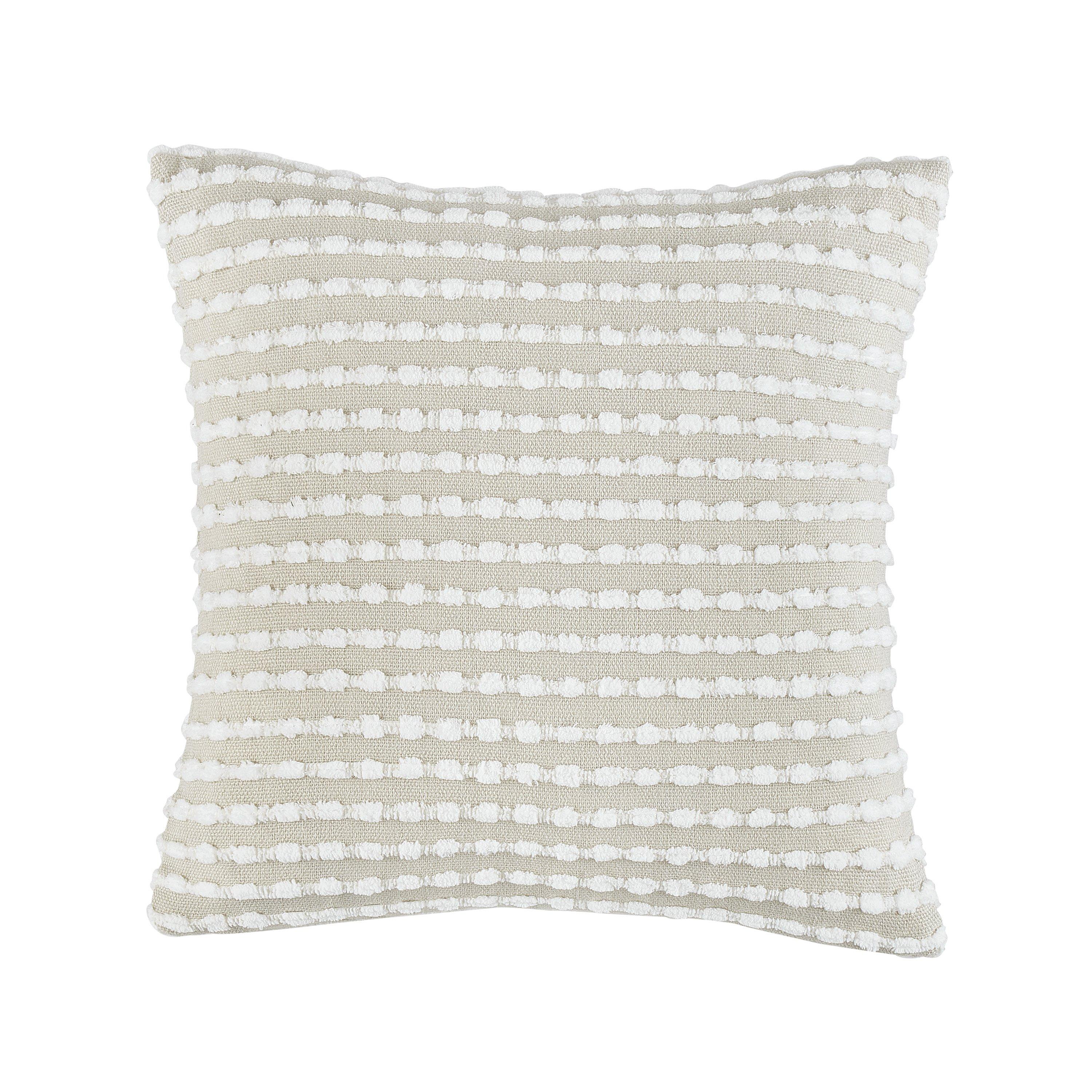 Natural - Catherine Lansfield - Stab Stitch Cushion - 5