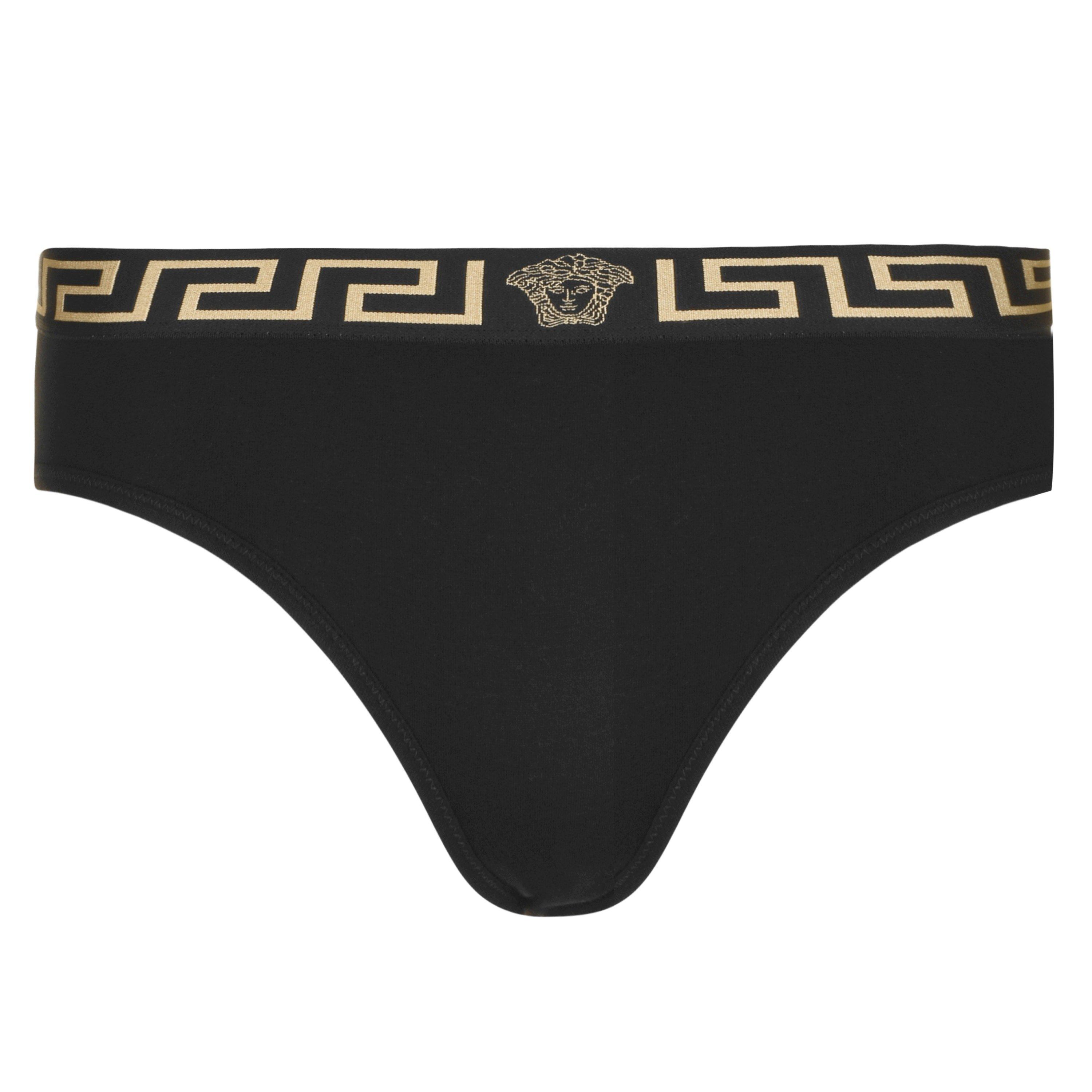 Black A1008 - Versace Icon - Logo Tape Pants - 4