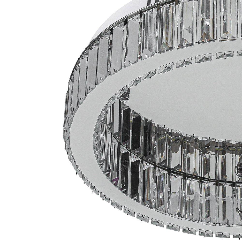 White - Kabinet UK - Modern Round Crystal Ceiling Light - 6