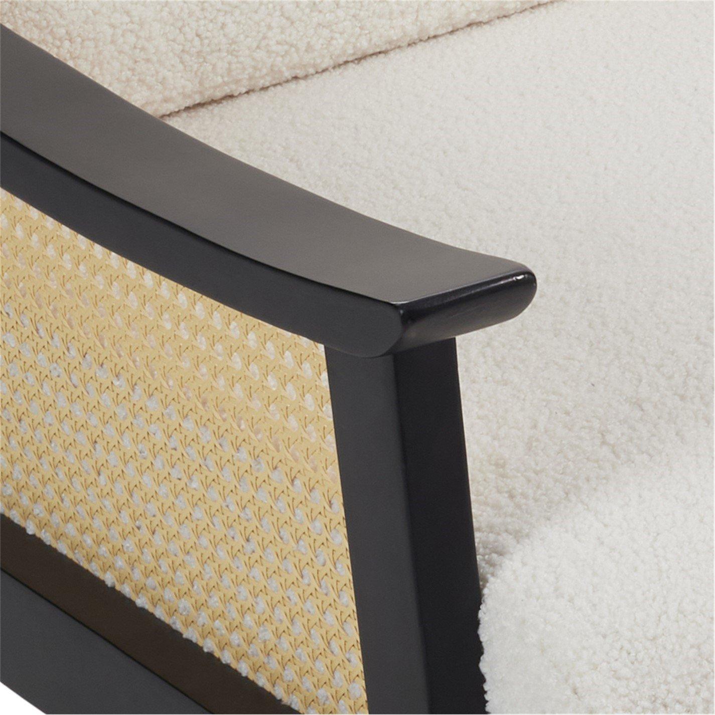 White Black - Kabinet UK - Mid Century Rattan Armchair - 5