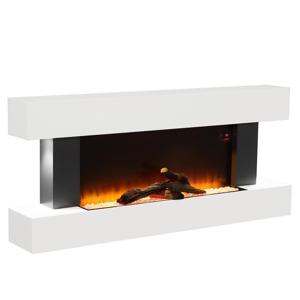 White Black - Kabinet UK - Contemporary Fireplace Mantel for Living Room - 2