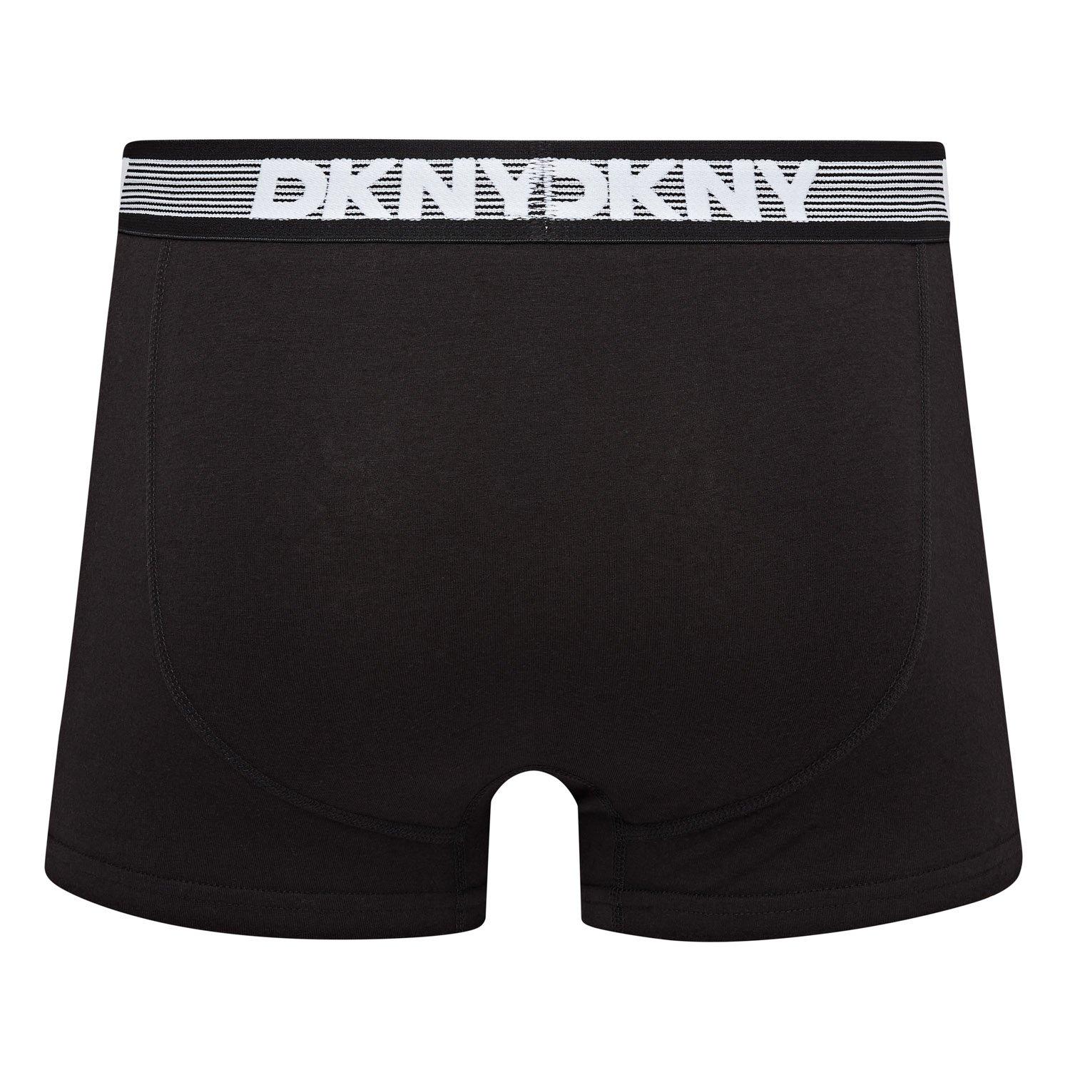 3pk Black - DKNY - 3 Pack Mens Trunks Los Angeles - 3