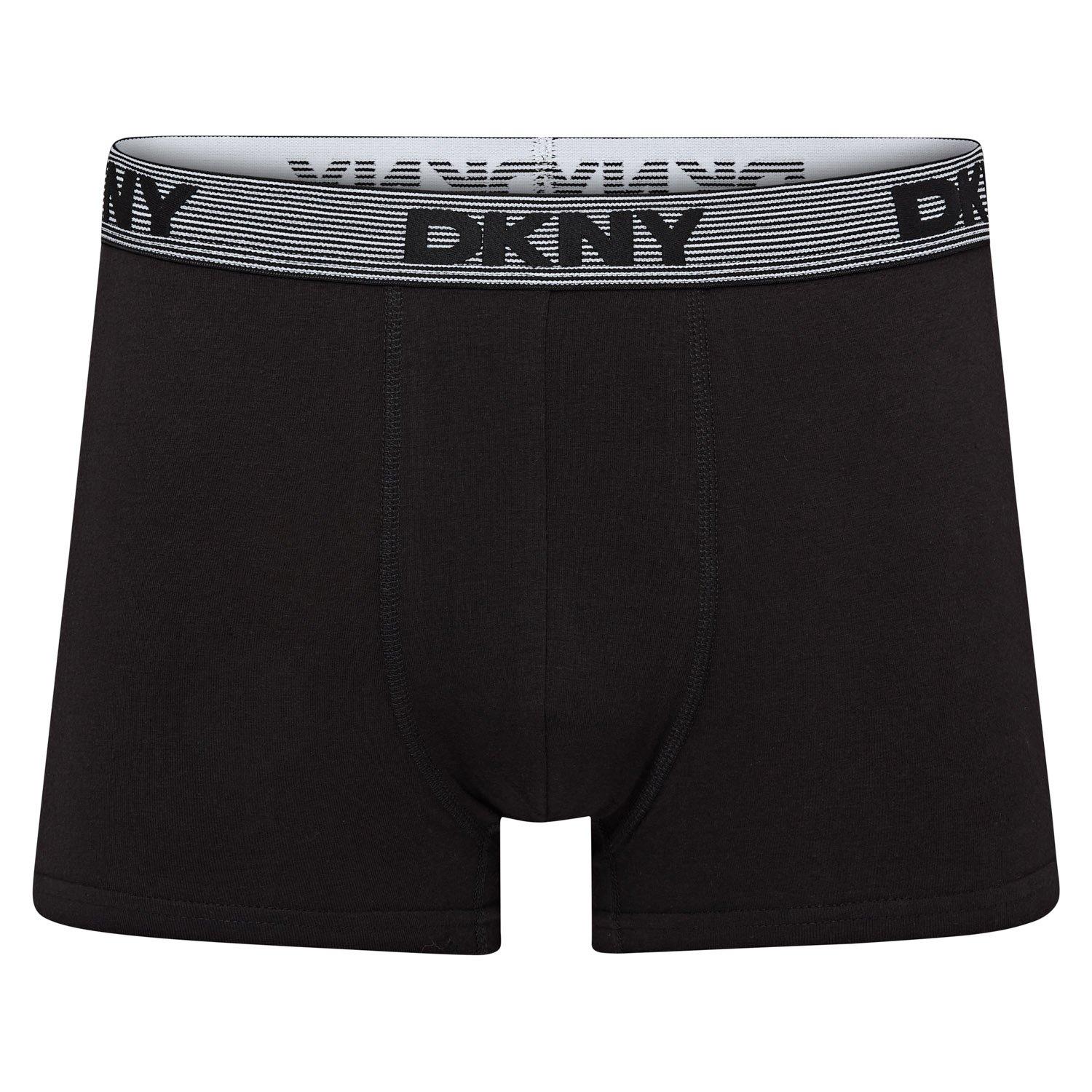 3pk Black - DKNY - 3 Pack Mens Trunks Los Angeles - 6