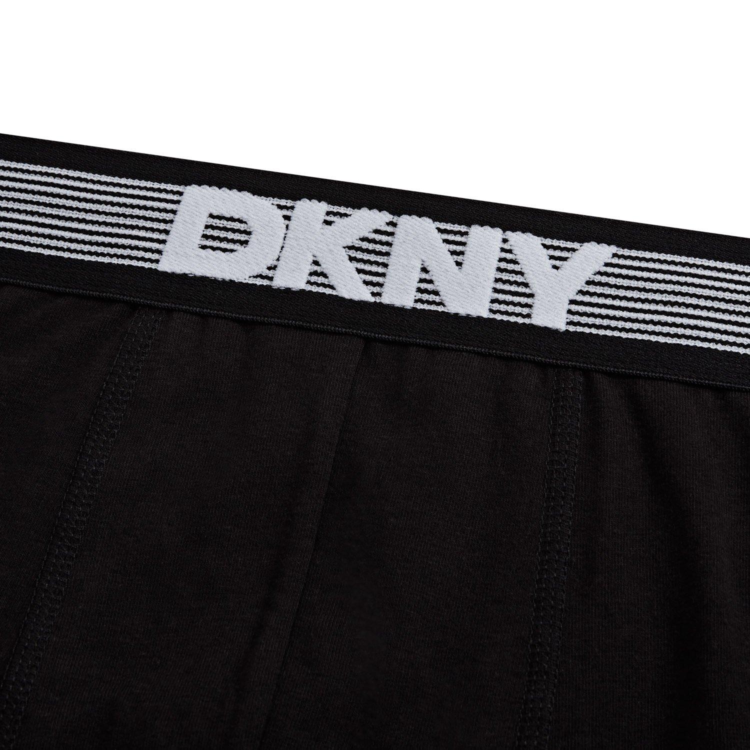 3pk Black - DKNY - 3 Pack Mens Trunks Los Angeles - 8