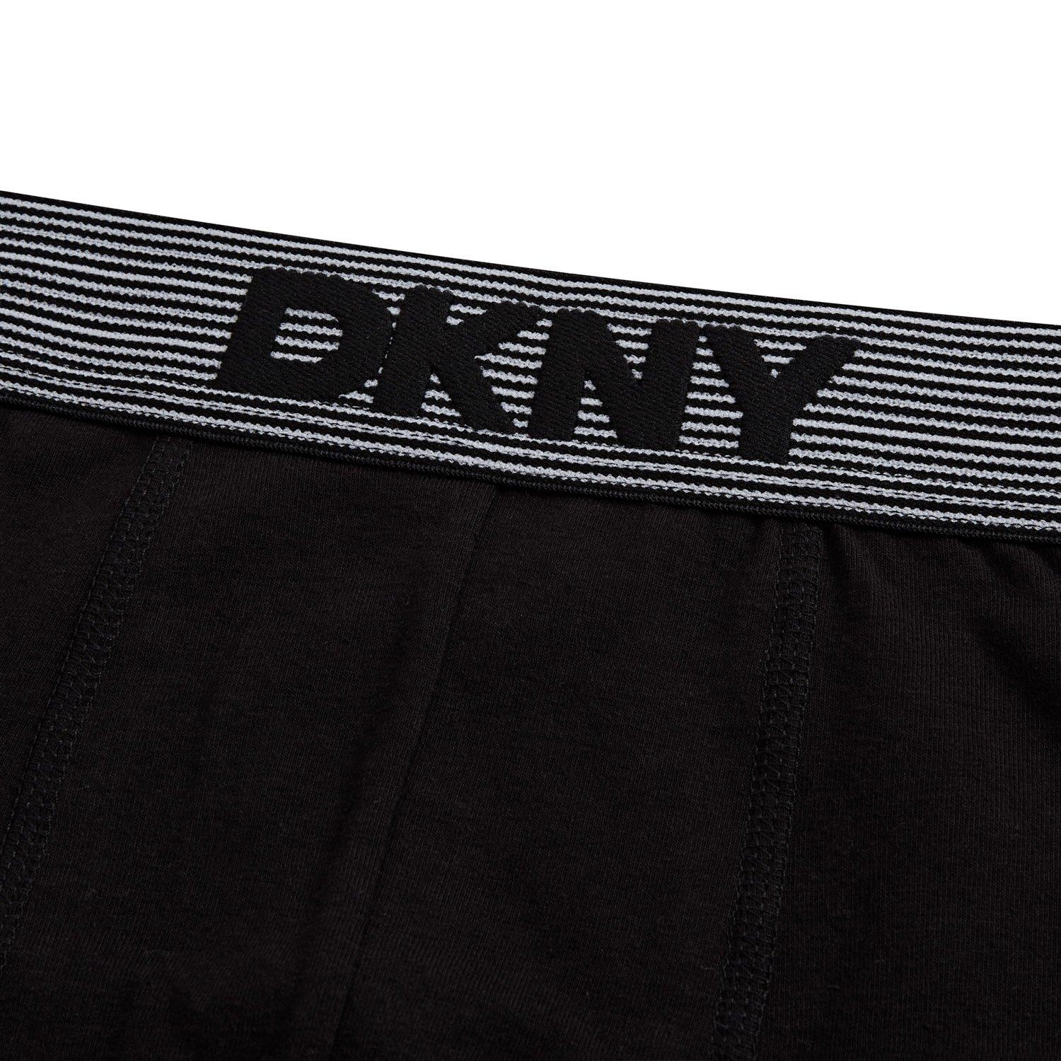 3pk Black - DKNY - 3 Pack Mens Trunks Los Angeles - 10