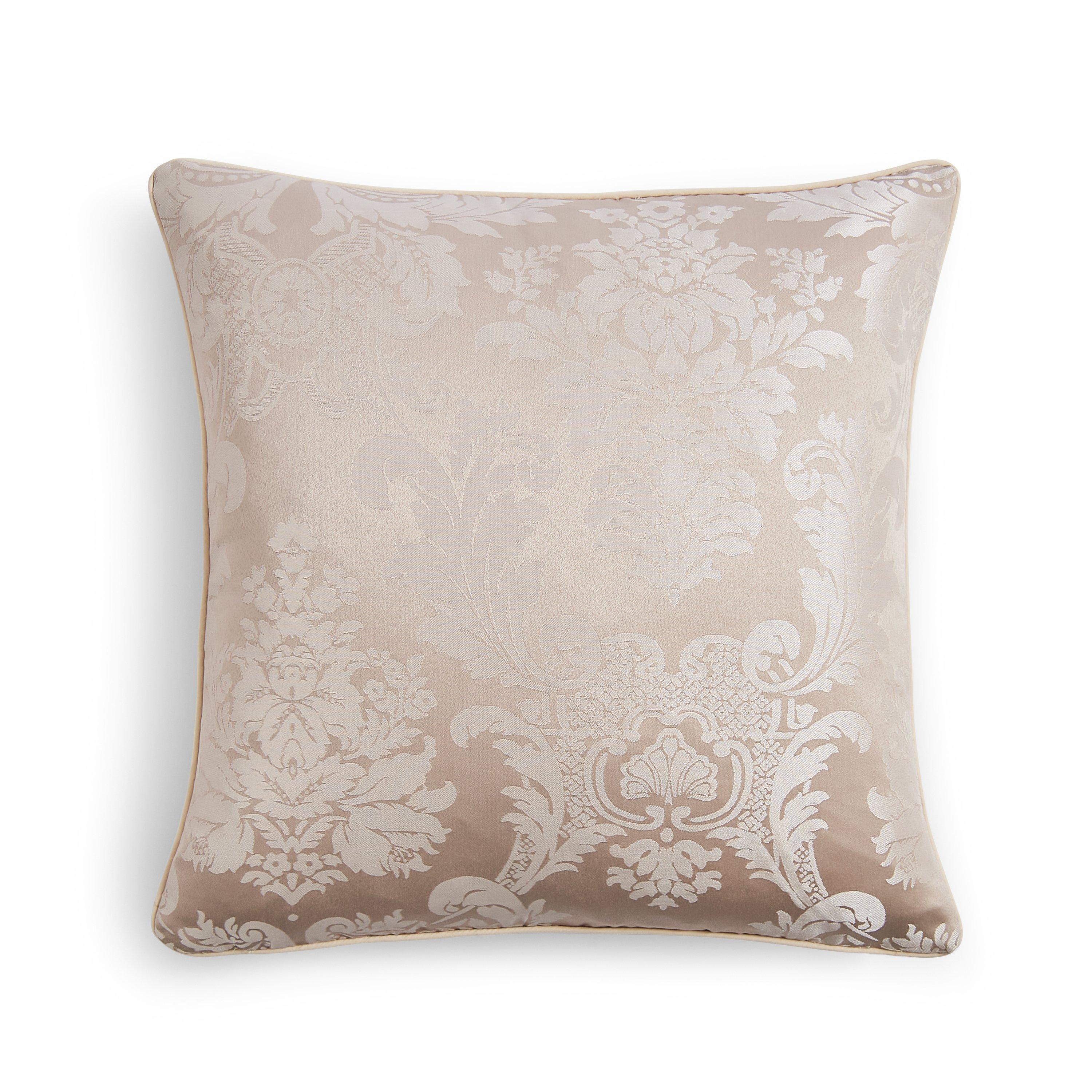 Champagne - Catherine Lansfield - Damask Jacquard Cushion - 4
