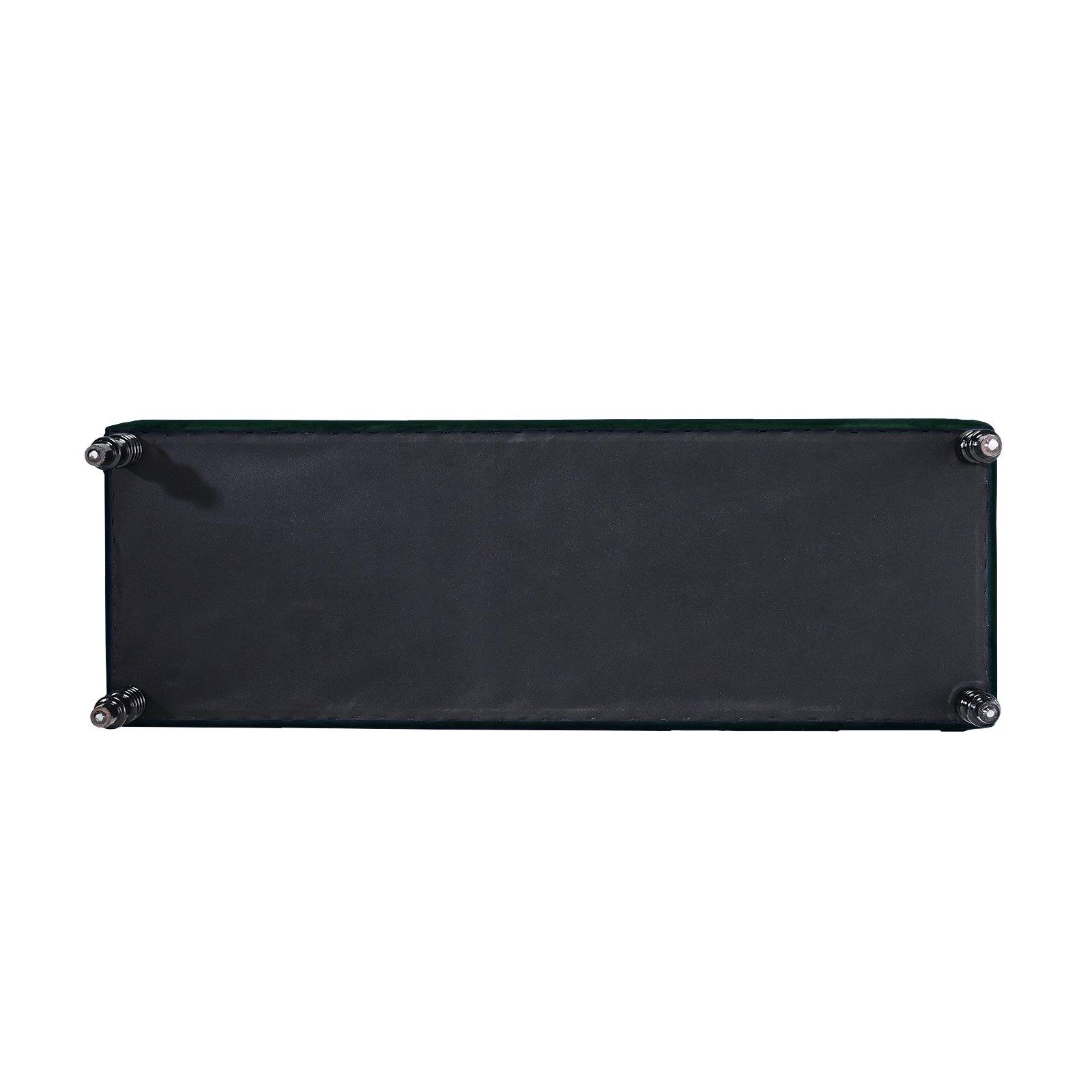 Green - Kabinet UK - Velvet Ottoman & Entryway Bench - 7