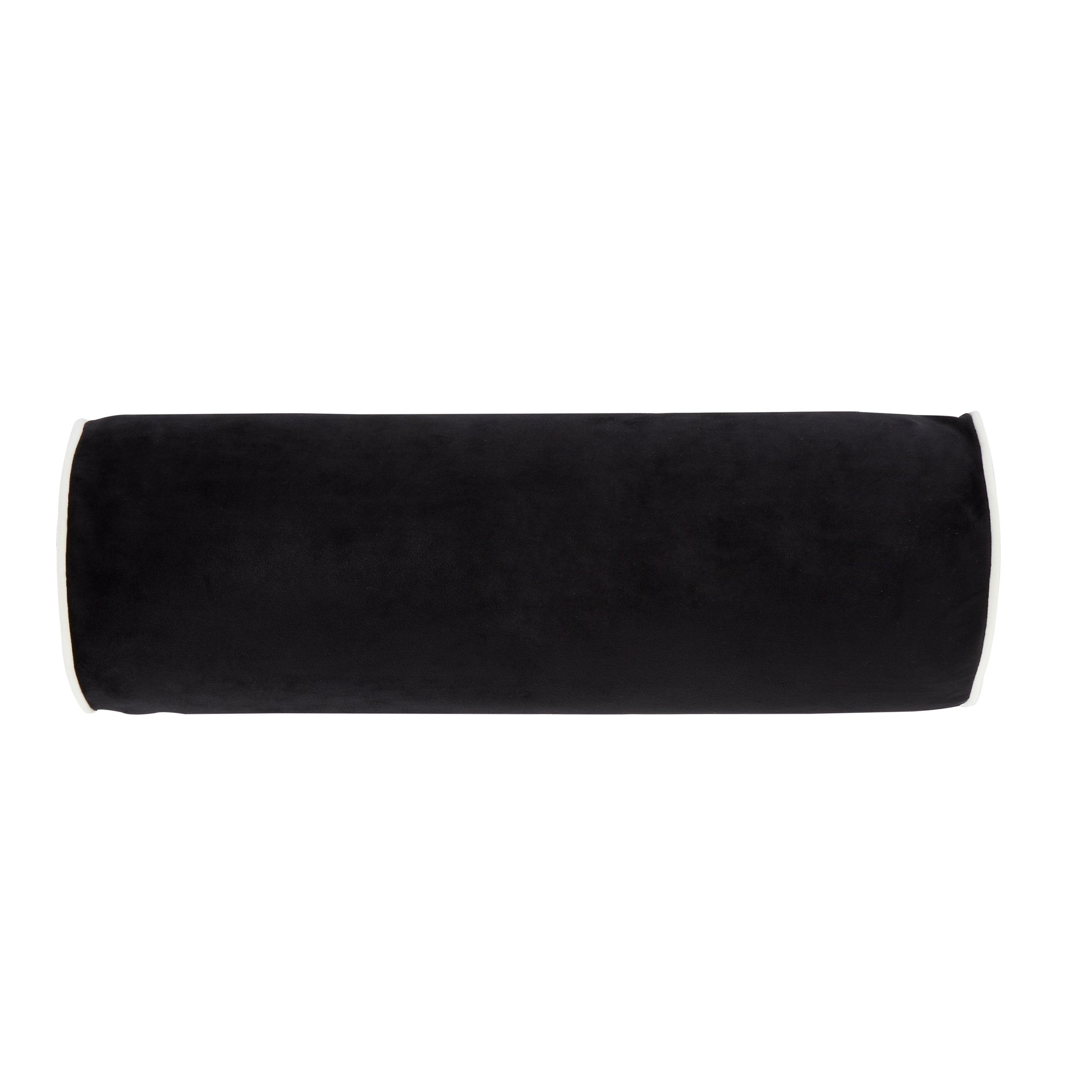 Black - Style Sisters - Velvet Bolster Cushion - 2