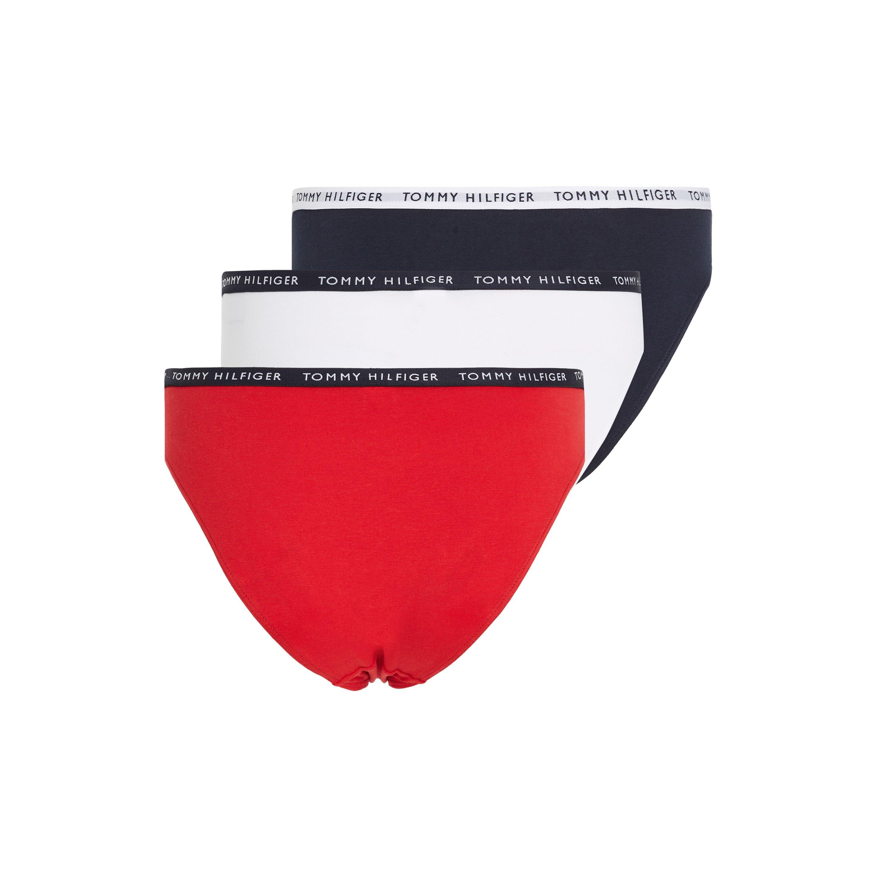 Navy/Wht/Red - Tommy Hilfiger - 3 Pack Briefs - 8