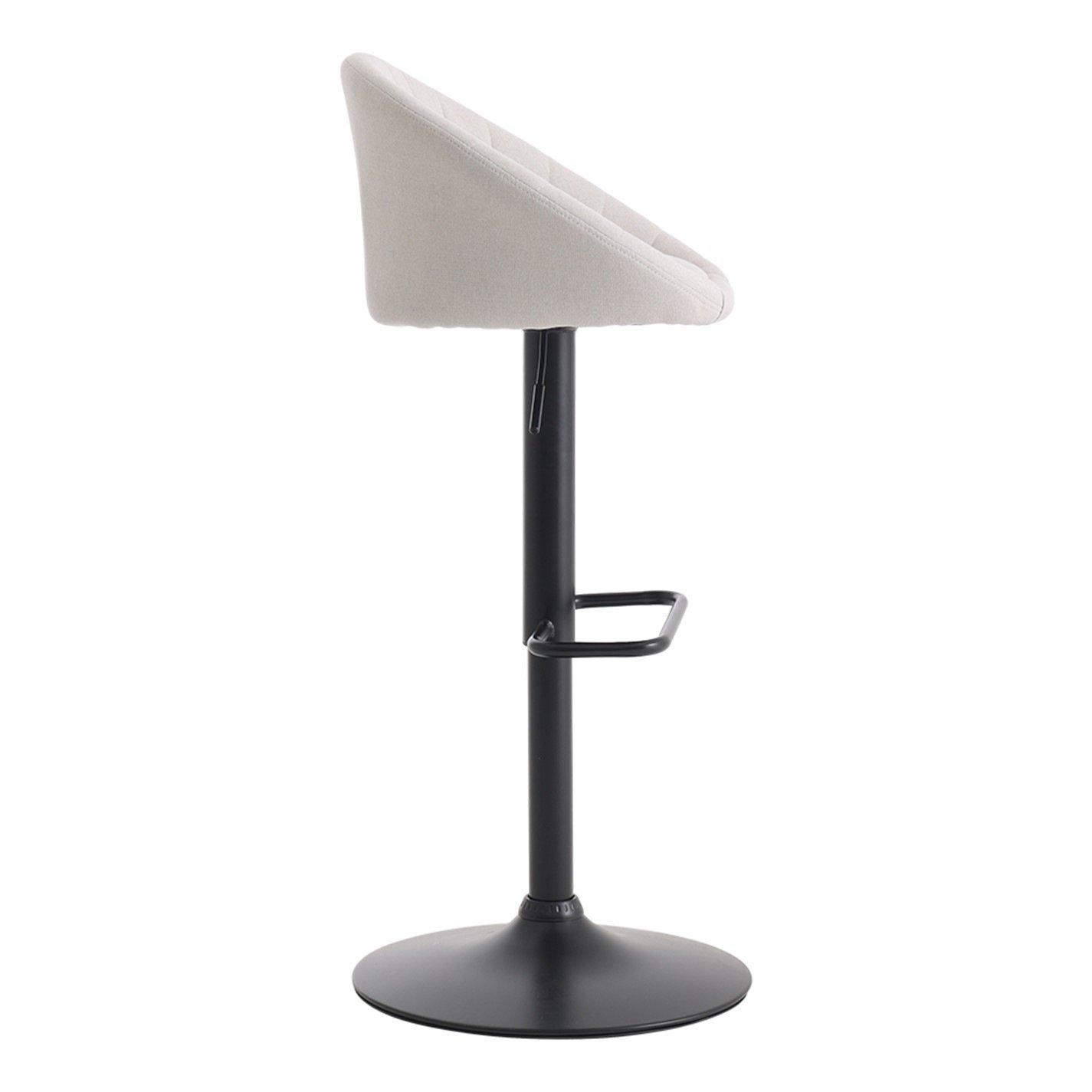White Black - Kabinet UK - 2 Set Chic Swivel Breakfast Bar Stools - 3