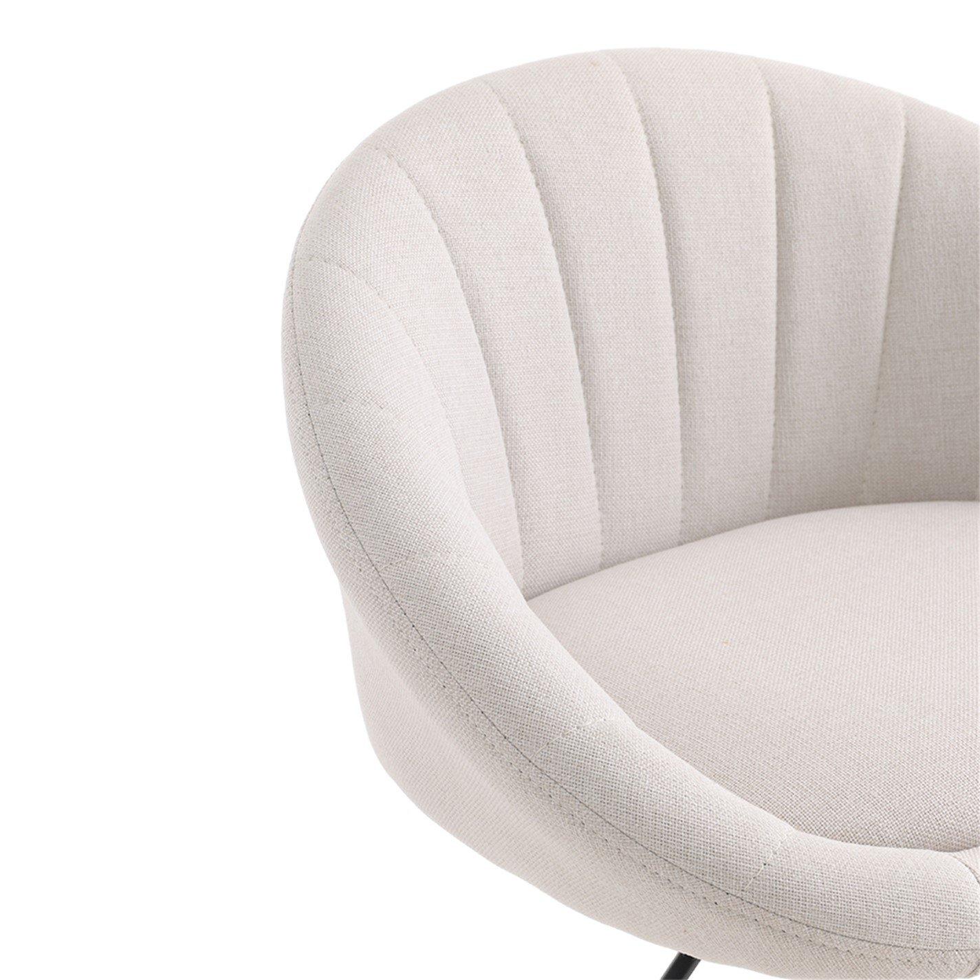 White Black - Kabinet UK - 2 Set Chic Swivel Breakfast Bar Stools - 7