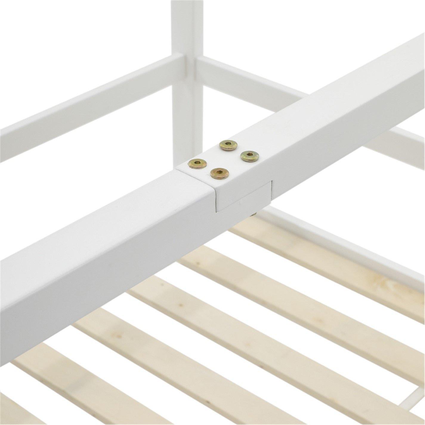 White - Kabinet UK - Kids Pine Wood House Bed - 8