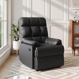 Cottonfy UK Faux Leather Upholstered Recliner Armchair