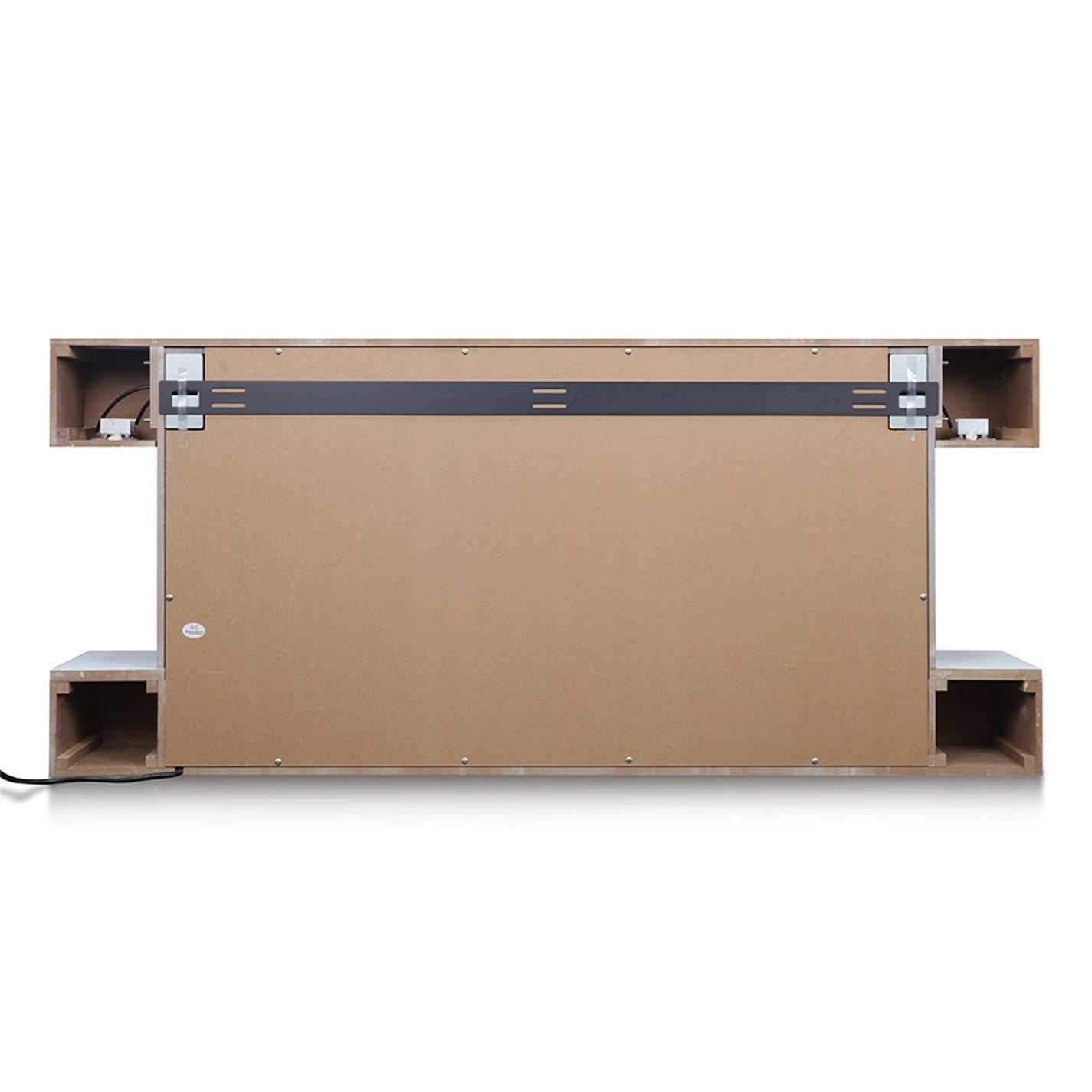 White - Kabinet UK - Contemporary Wall Mntd/Freestand Fireplace Mantel - 7