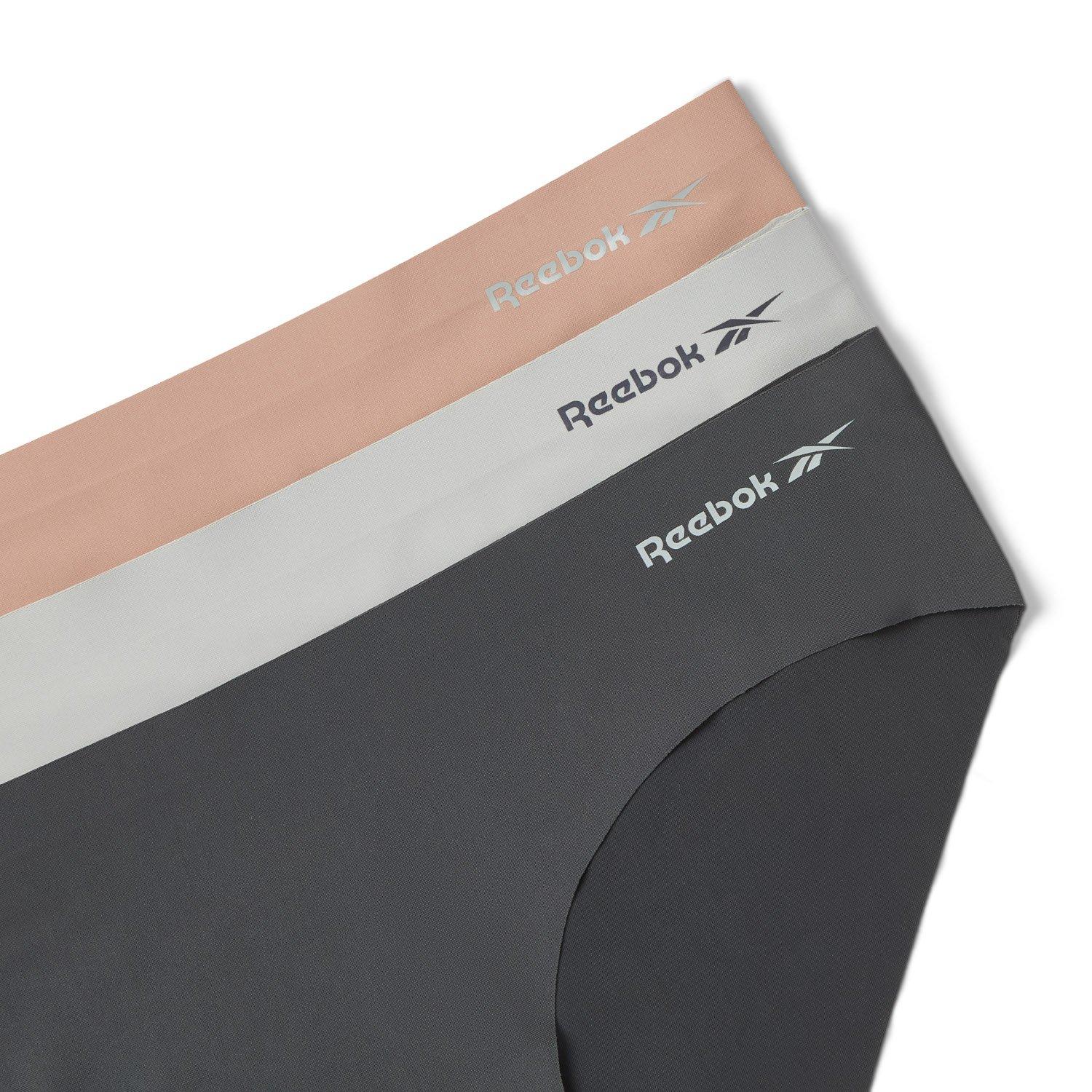 Rosado/Negro - Reebok - Reebok Womens 3 pack Bonded Briefs SUSIE - 8
