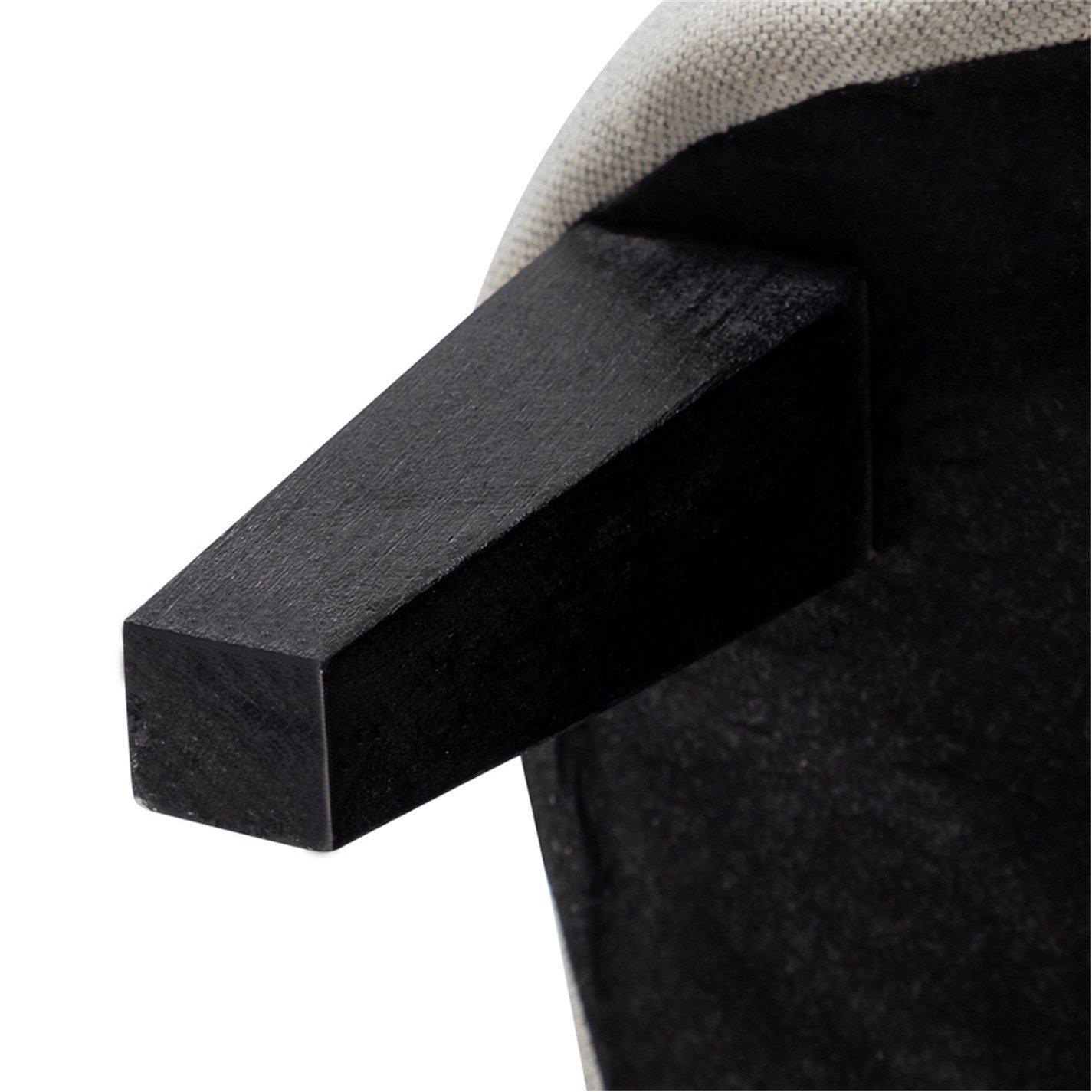 White - Kabinet UK - Classic Buttoned Linen Armchair - 9