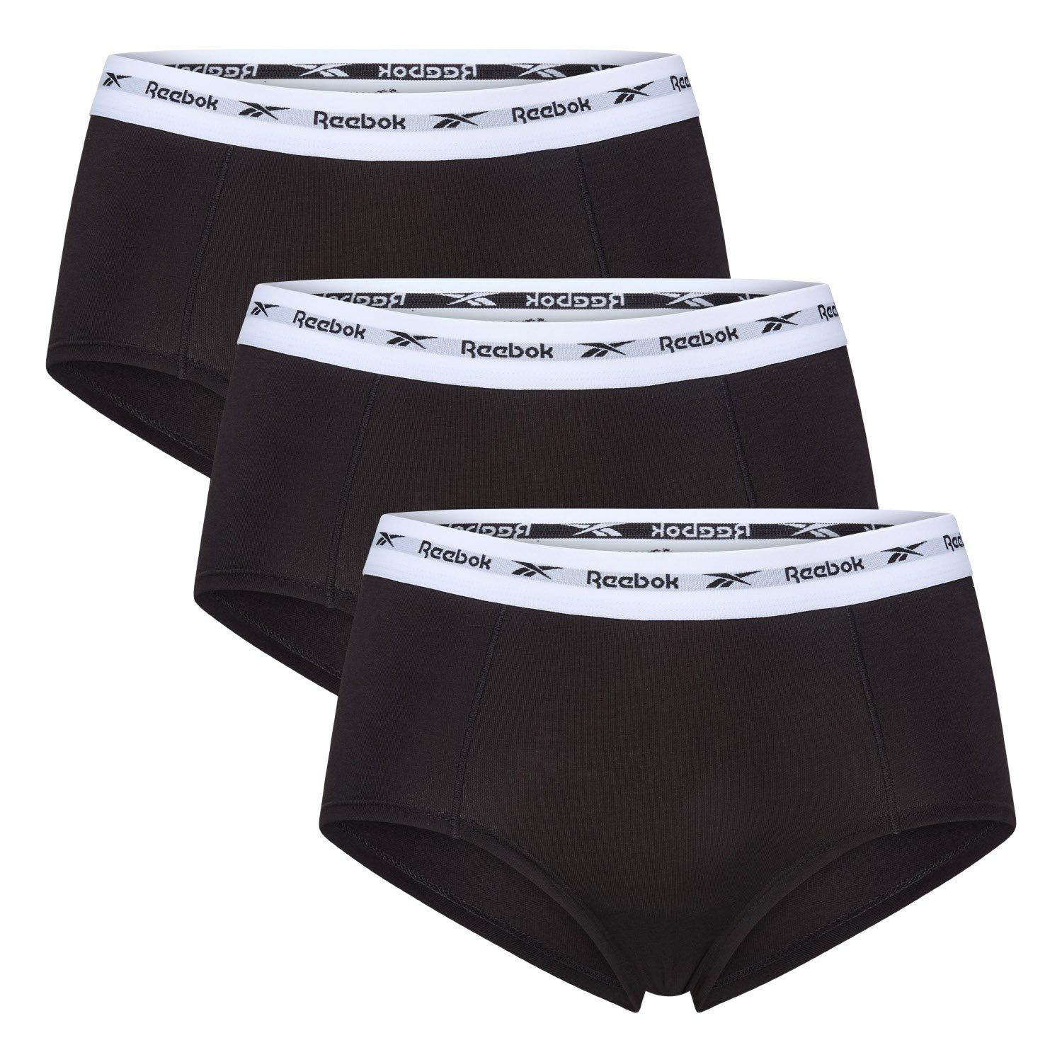 Zwart - Reebok - Reebok Womens 3 pack Boyshort Carla - 1