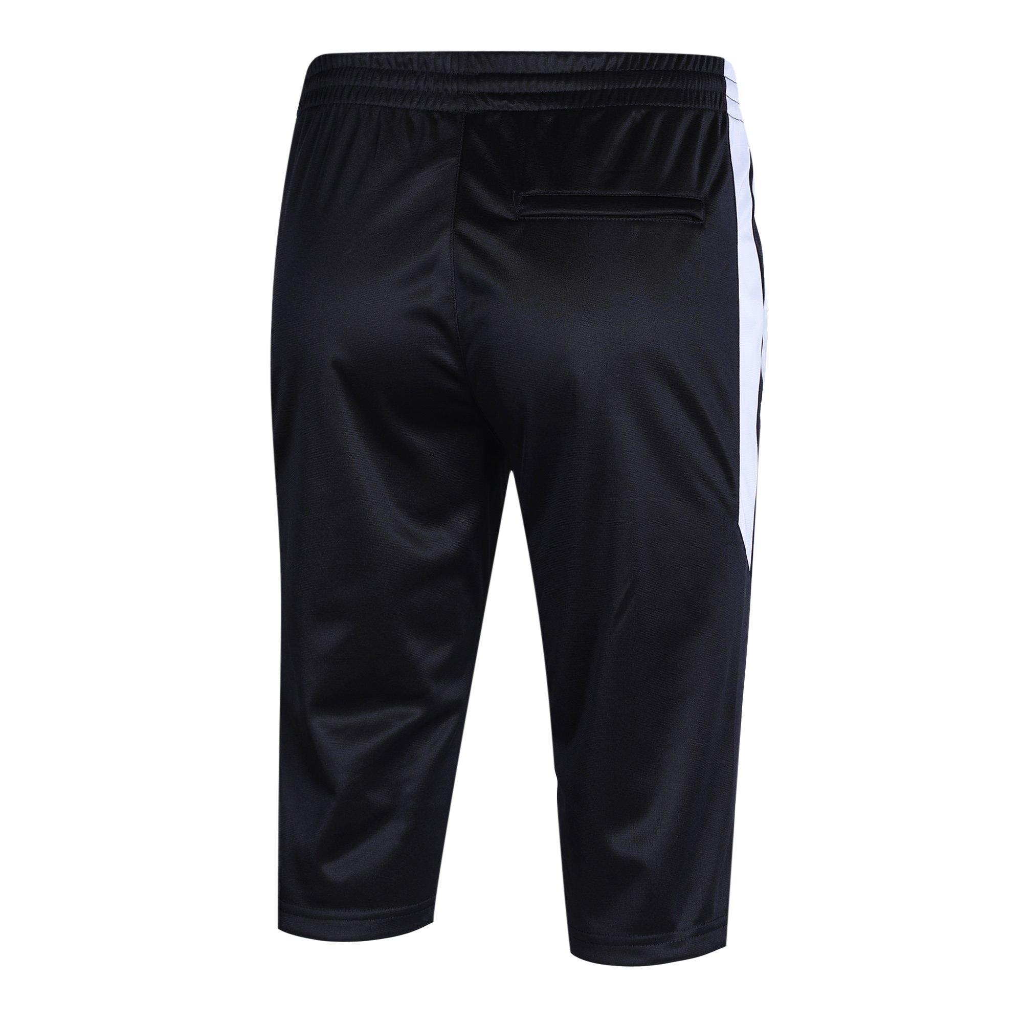 Black - Joma - three quarter Tracksuit Bottoms - 3