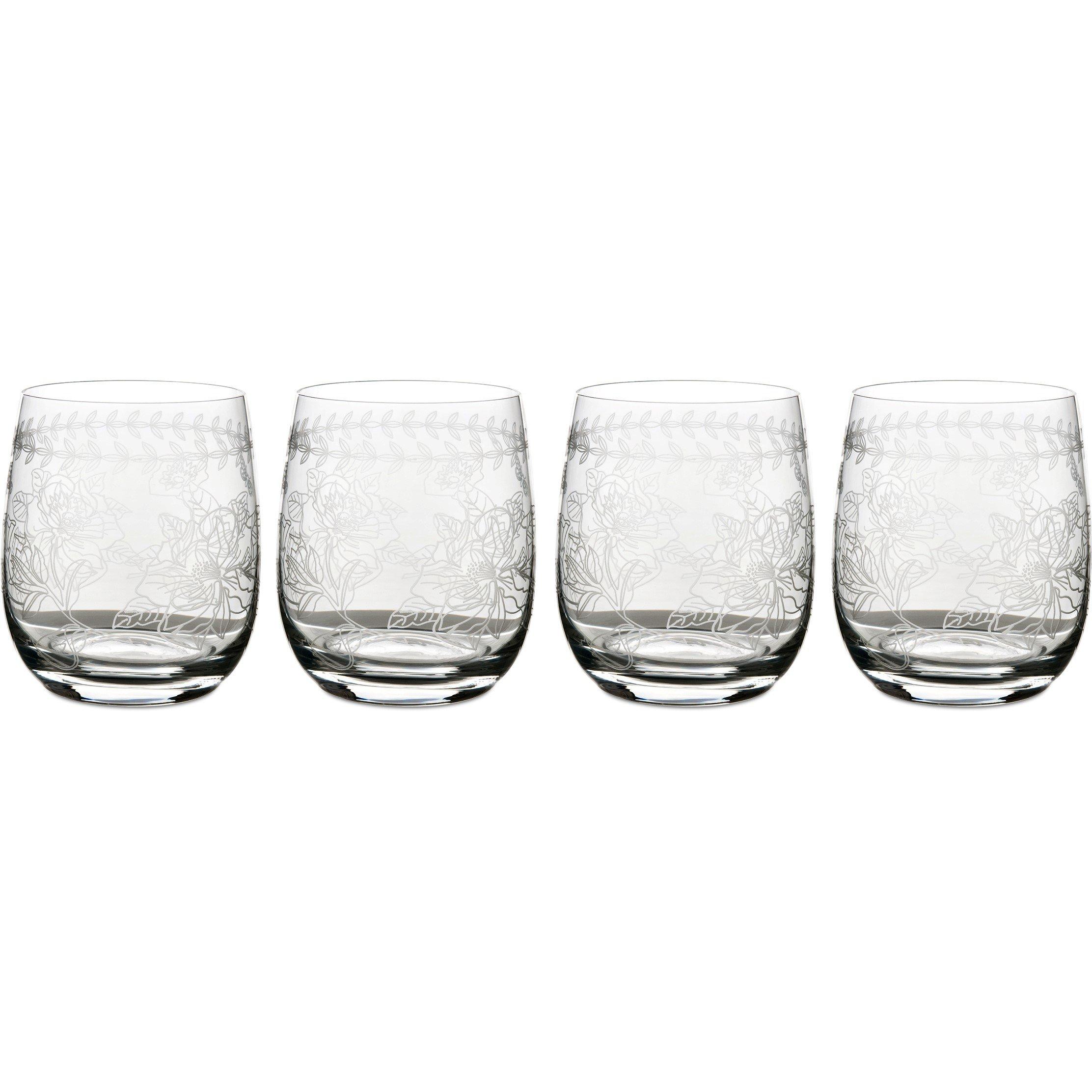 Multi - Portmeirion Botanic Garden - Botanic Garden Set of 4 Crystal Tumblers - 1