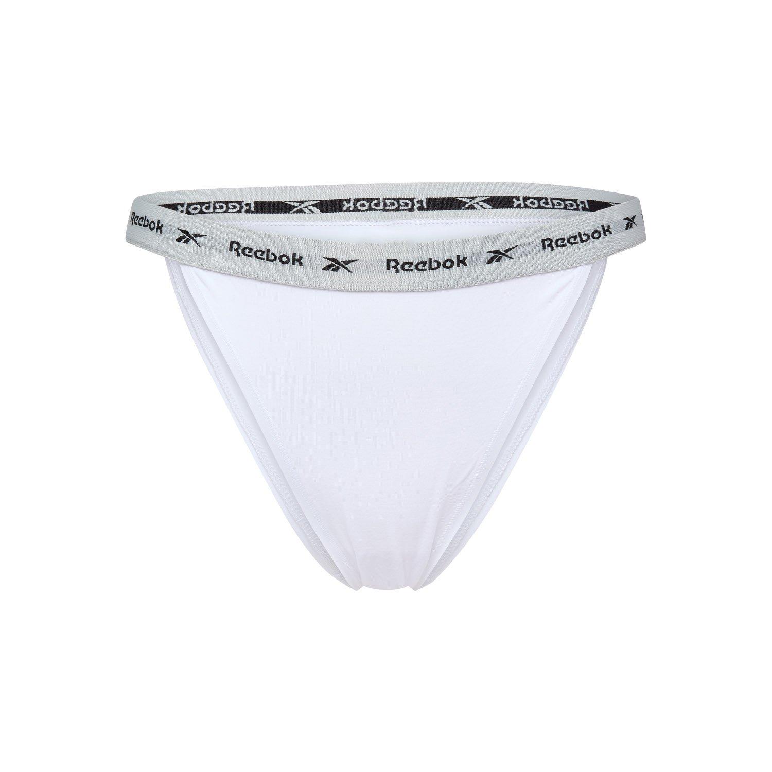 Blk/Wht/Gry - Reebok - Reebok Womens 3 pack Tanga Briefs Kathy - 2
