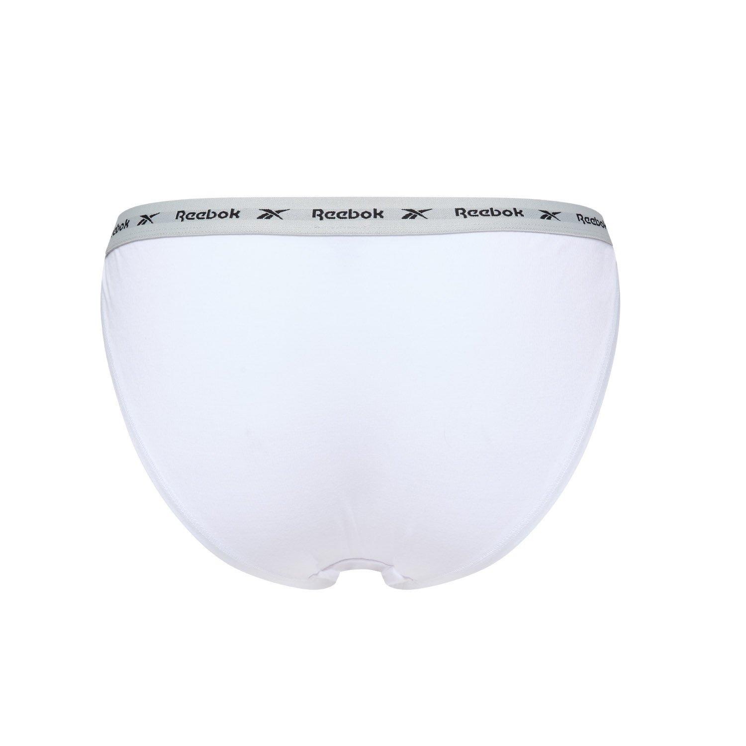 Blk/Wht/Gry - Reebok - Reebok Womens 3 pack Tanga Briefs Kathy - 3