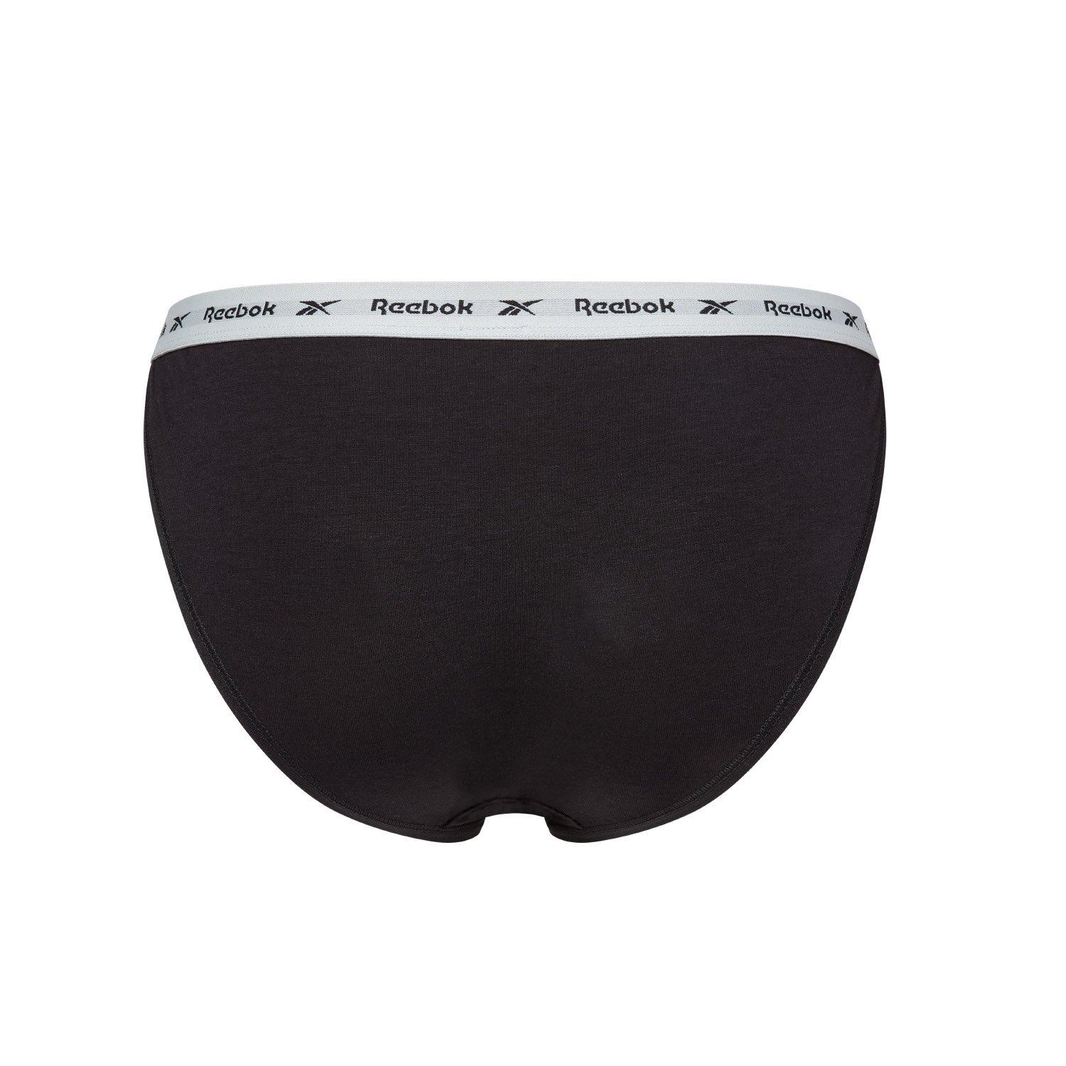 Blk/Wht/Gry - Reebok - Reebok Womens 3 pack Tanga Briefs Kathy - 5