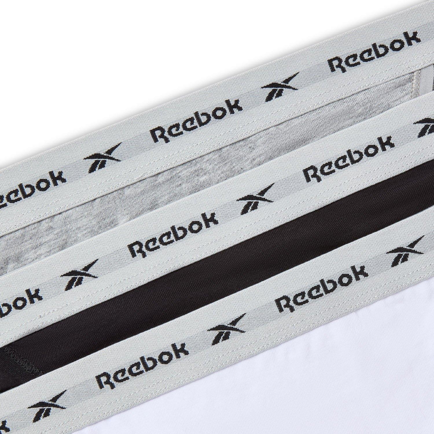 Blk/Wht/Gry - Reebok - Reebok Womens 3 pack Tanga Briefs Kathy - 8