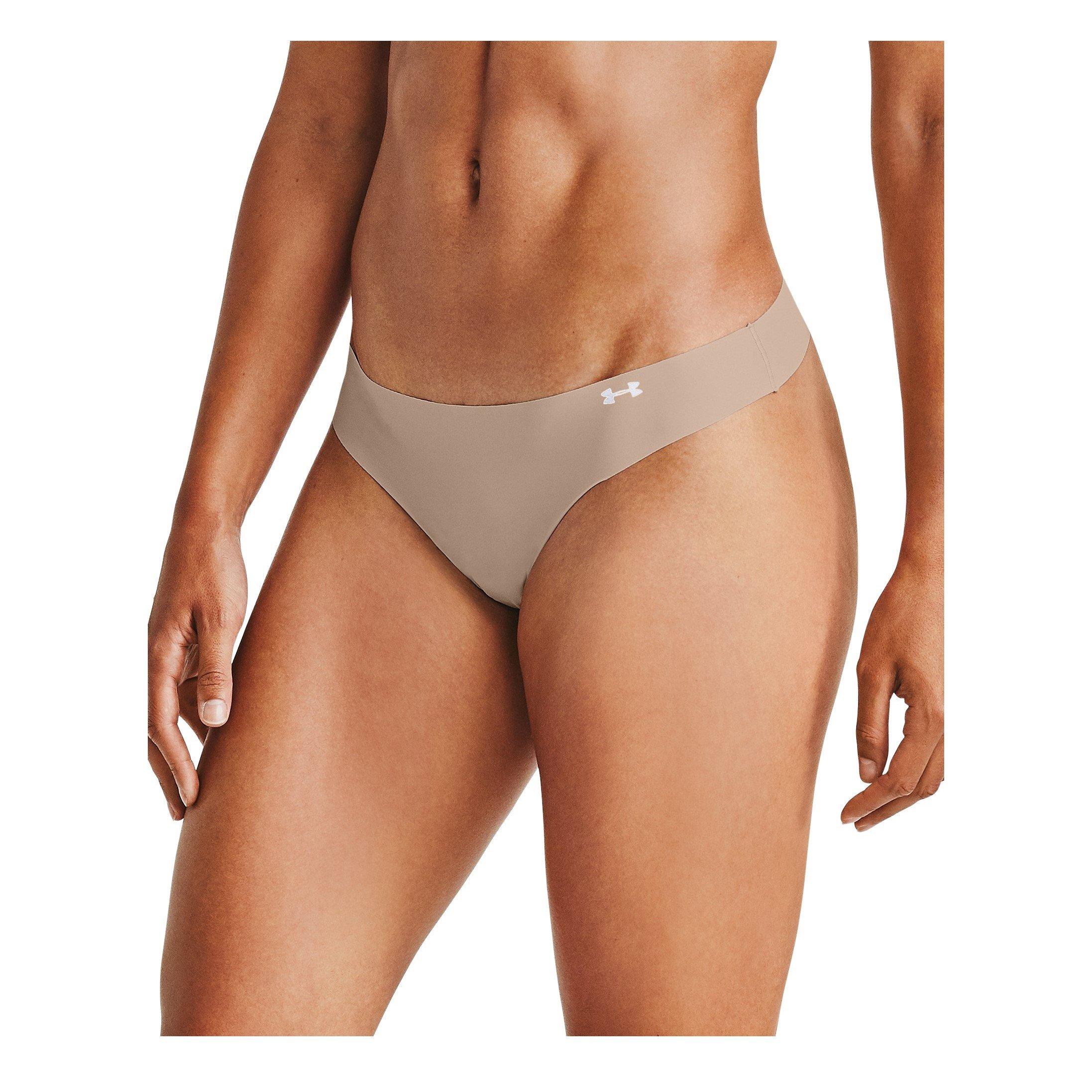 Zwart/Beige - Under Armour - Under 3 Pack Thongs Womens - 2