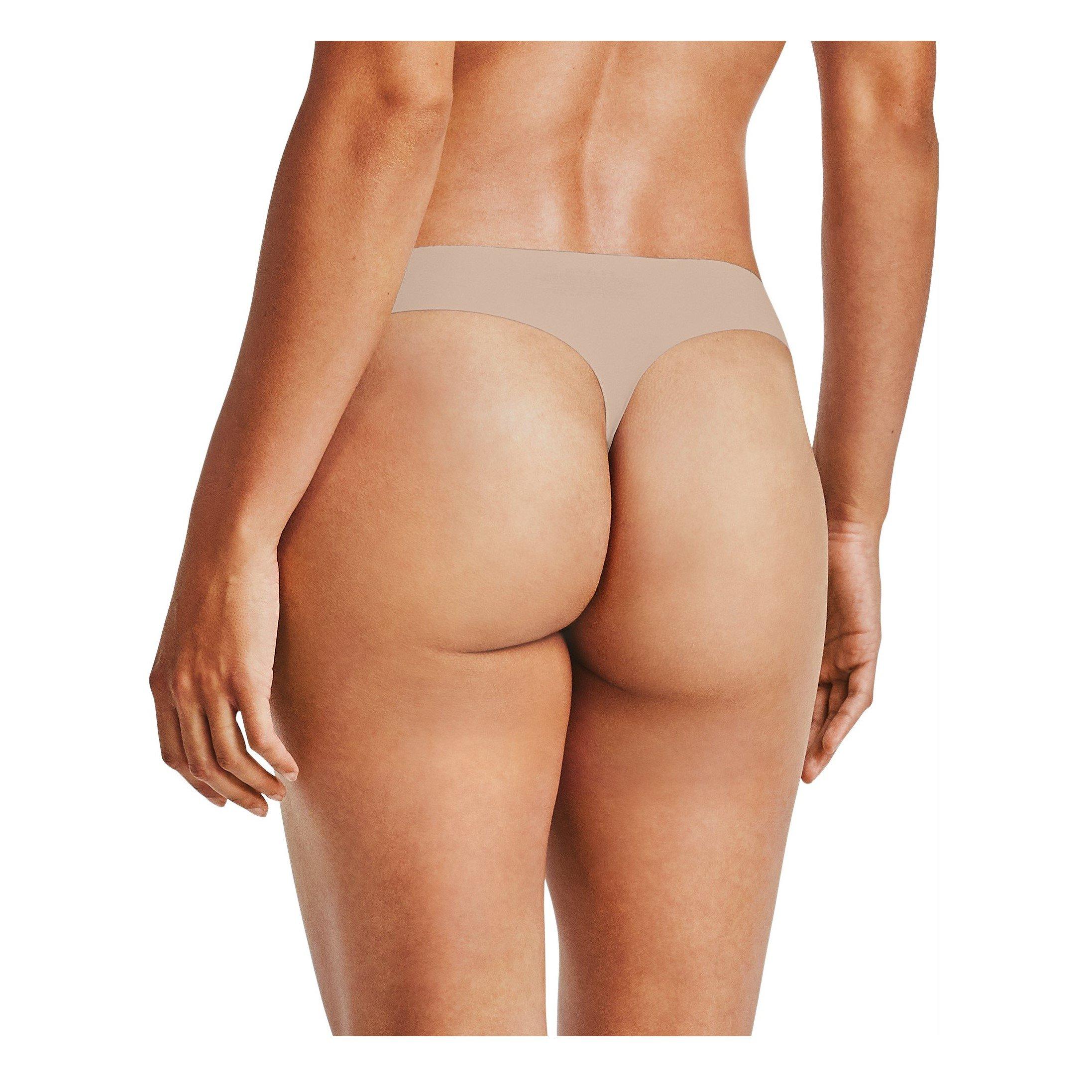 Zwart/Beige - Under Armour - Under 3 Pack Thongs Womens - 3