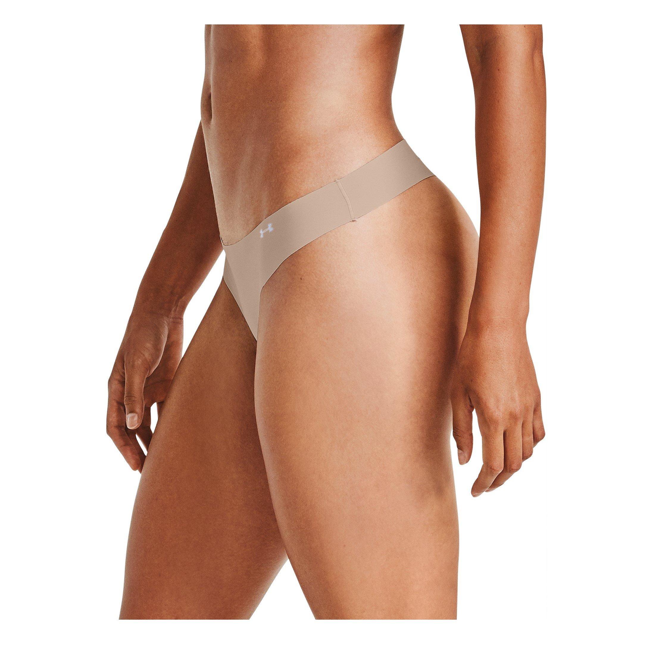 Zwart/Beige - Under Armour - Under 3 Pack Thongs Womens - 4