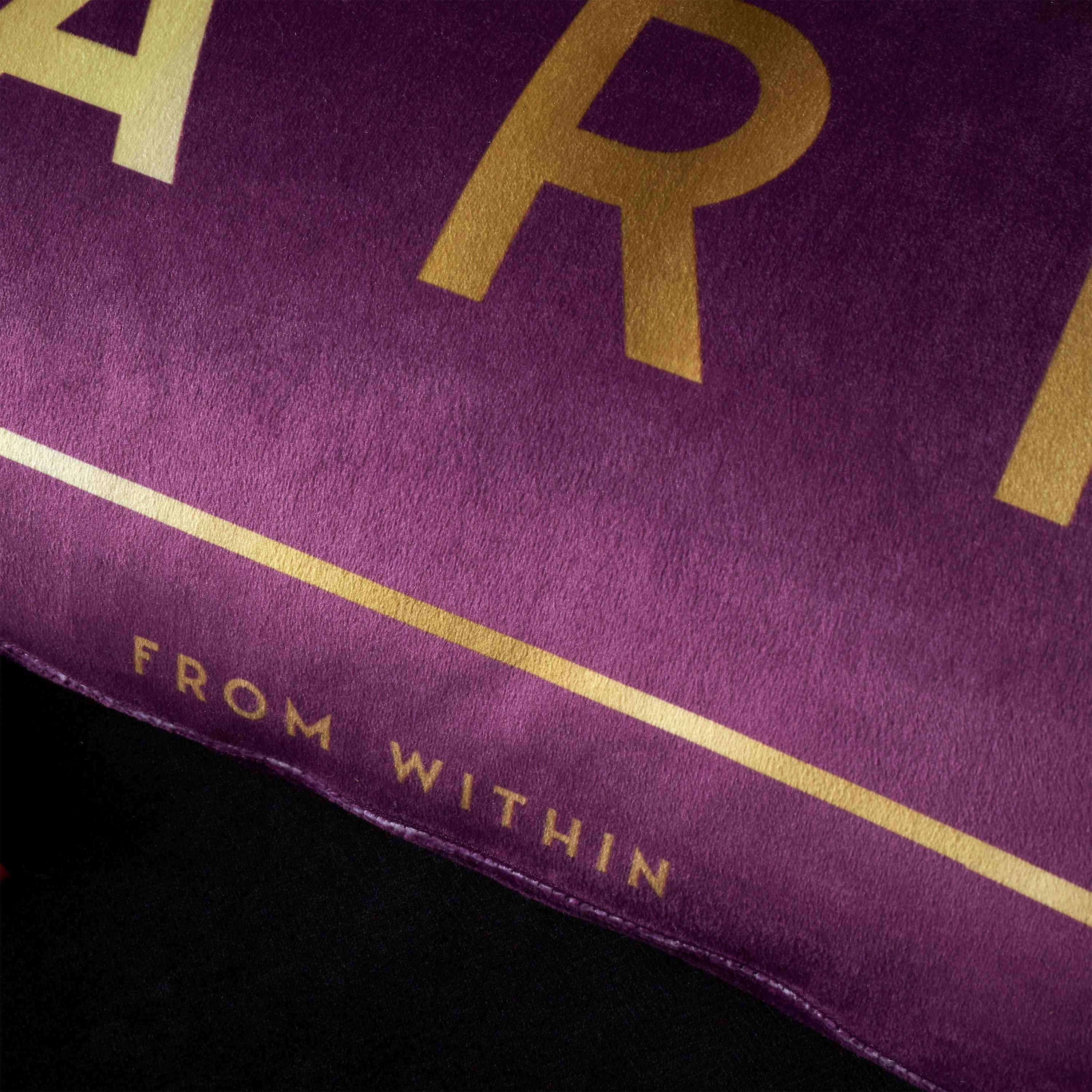 Purple - Catherine Lansfield - Bridgerton by CL Sparkle Within Soft Touch Cushion - 4