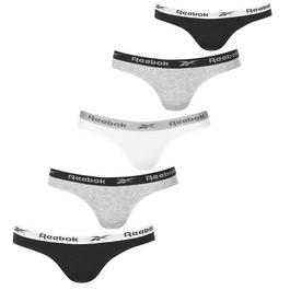 Reebok 5 Pack Briefs Ladies