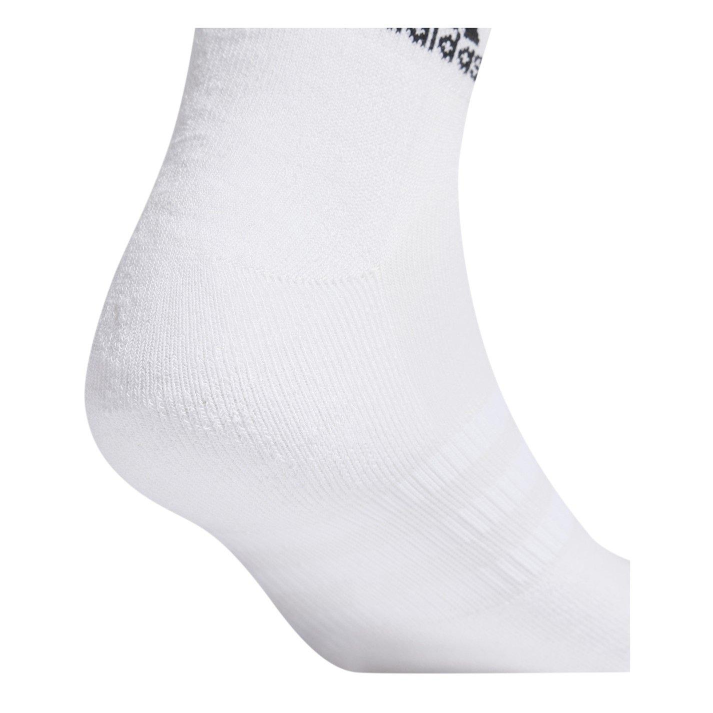 White/Black - adidas - Cushioned Sportswear Ankle Socks 3 Pack - 3
