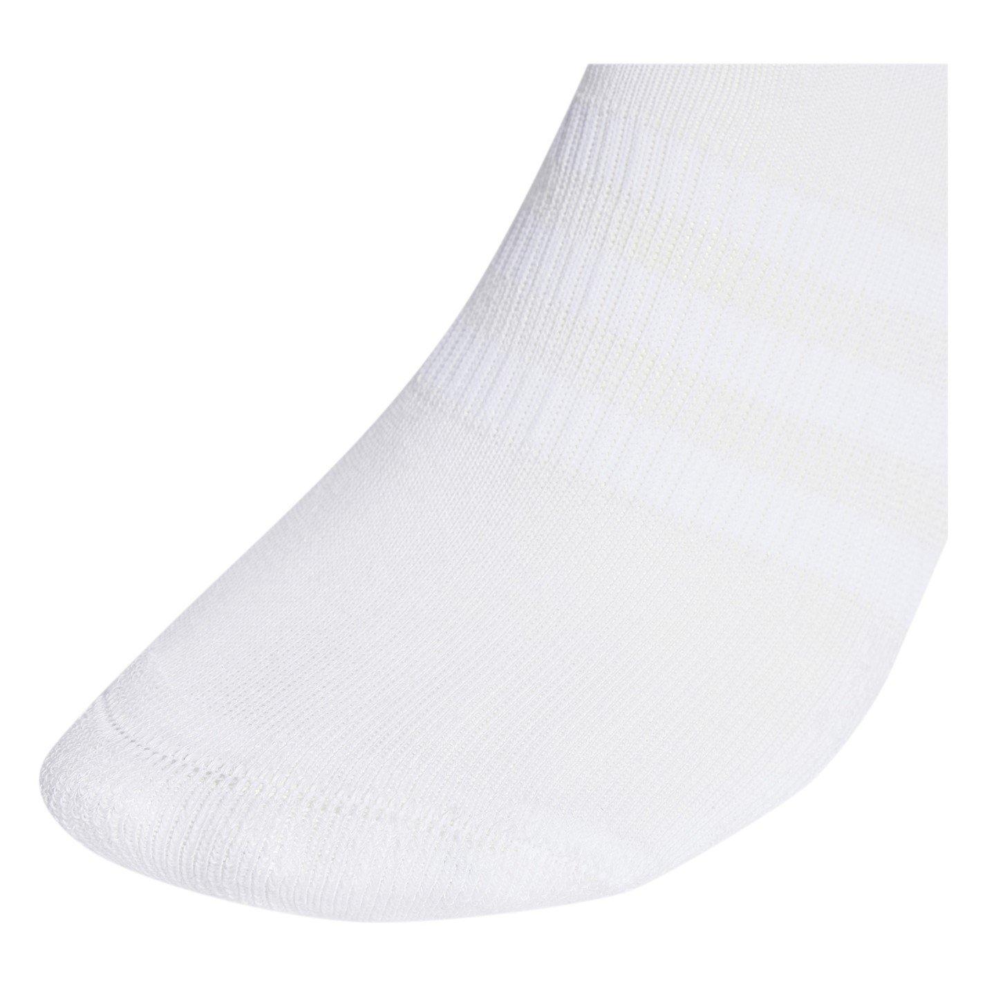 White/Black - adidas - Cushioned Sportswear Ankle Socks 3 Pack - 4