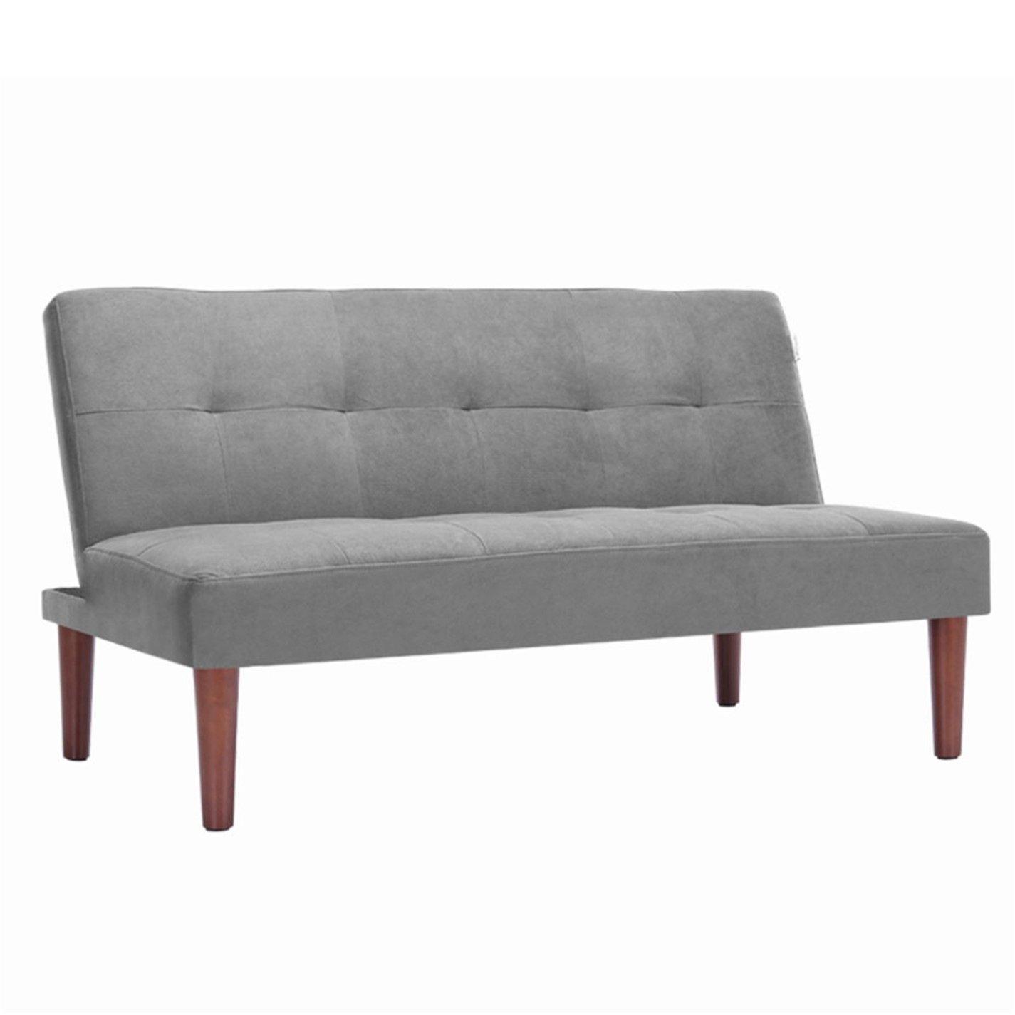 Dark Grey - Kabinet UK - Small Modern 2-Seater Sofa Bed - 4