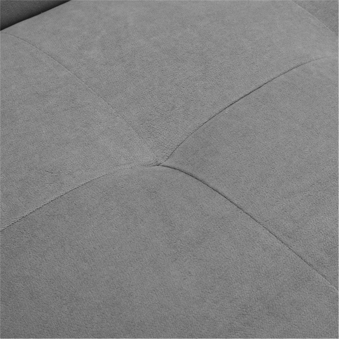 Dark Grey - Kabinet UK - Small Modern 2-Seater Sofa Bed - 8