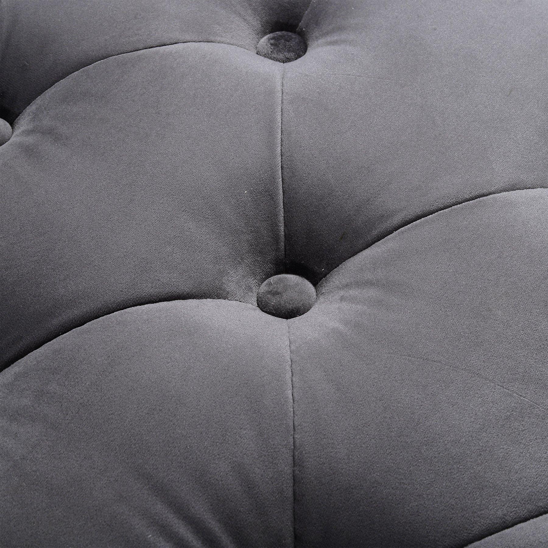 Grey - Kabinet UK - Flip Top Storage Bench with Side Arms - 8