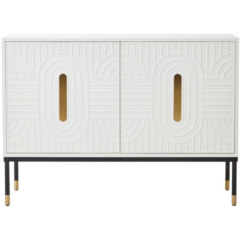 White - Fifty Five South - Danta Off White Sideboard - 1