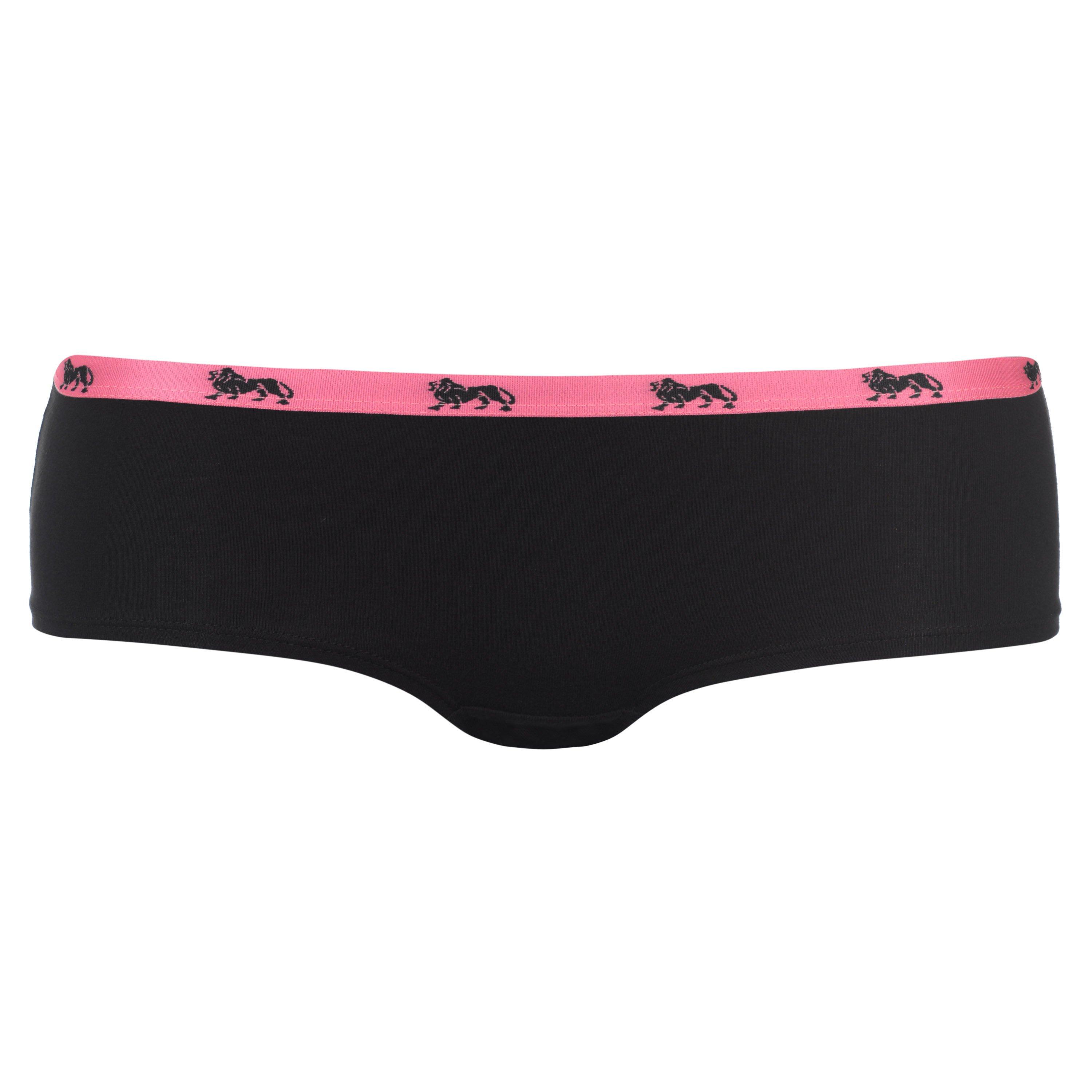 Black/Fluo Pink - Lonsdale - Single Short Ladies - 1