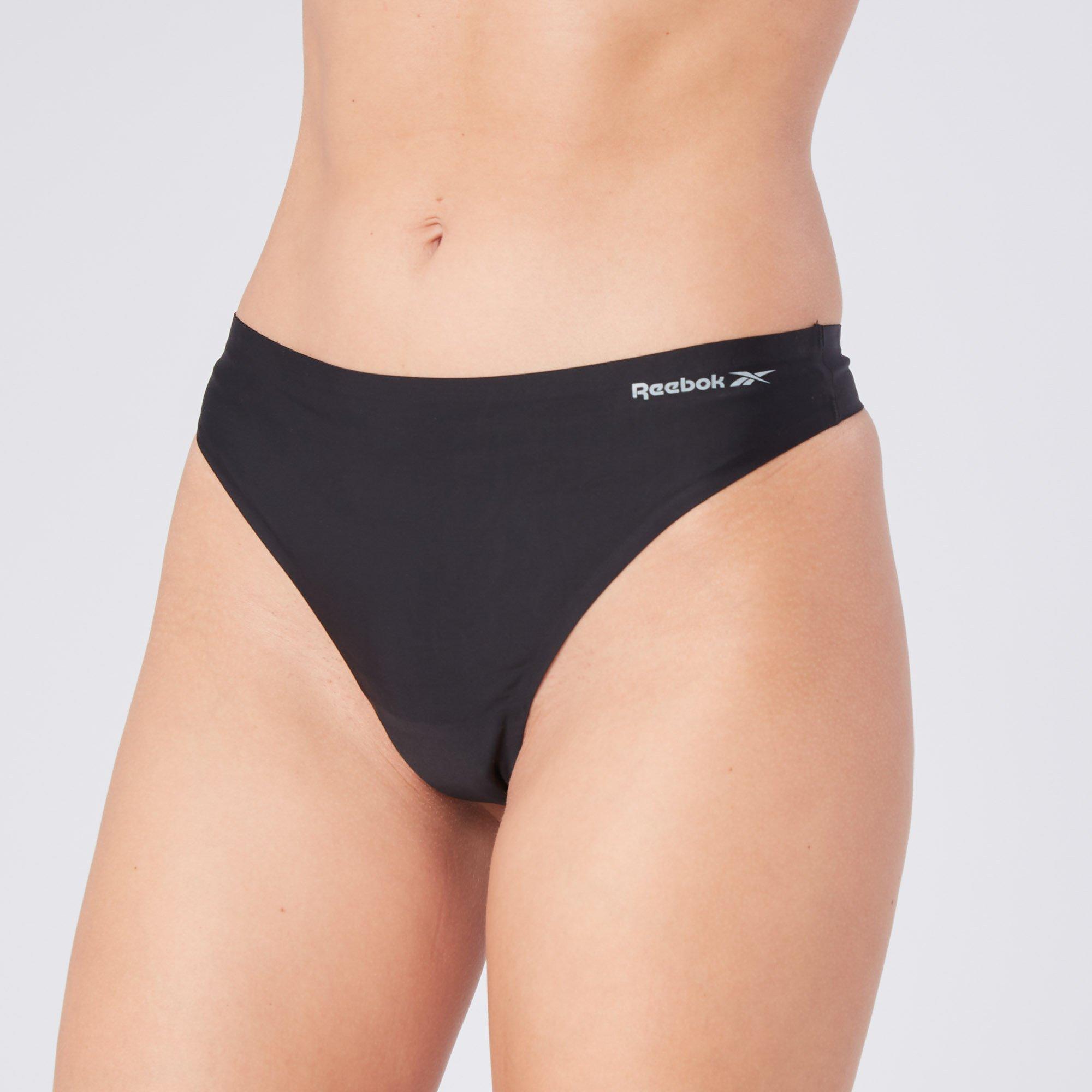 Noir/Blanc/Gris - Reebok - Reebok Womens 3 Pack Thongs Rae - 5