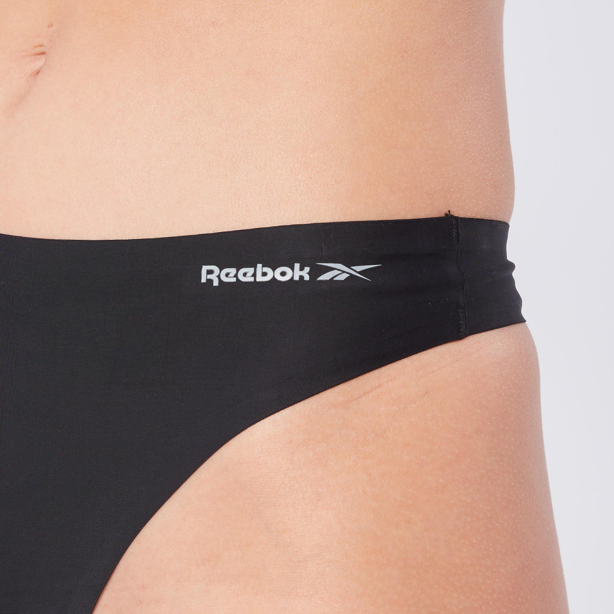 Noir/Blanc/Gris - Reebok - Reebok Womens 3 Pack Thongs Rae - 6