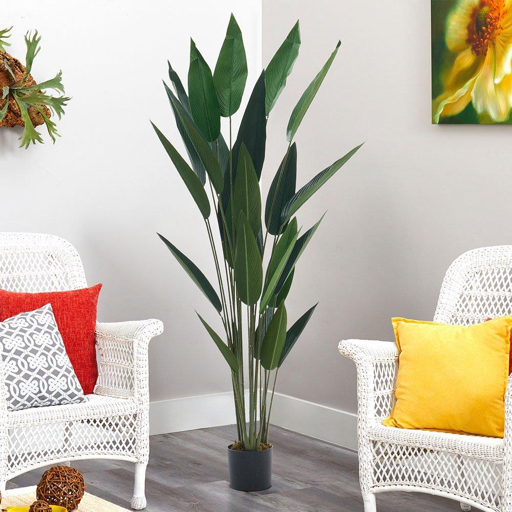 Green Black - LIFE IDEAS - Artificial Bird of Paradise Plant Tropical Tree - 2