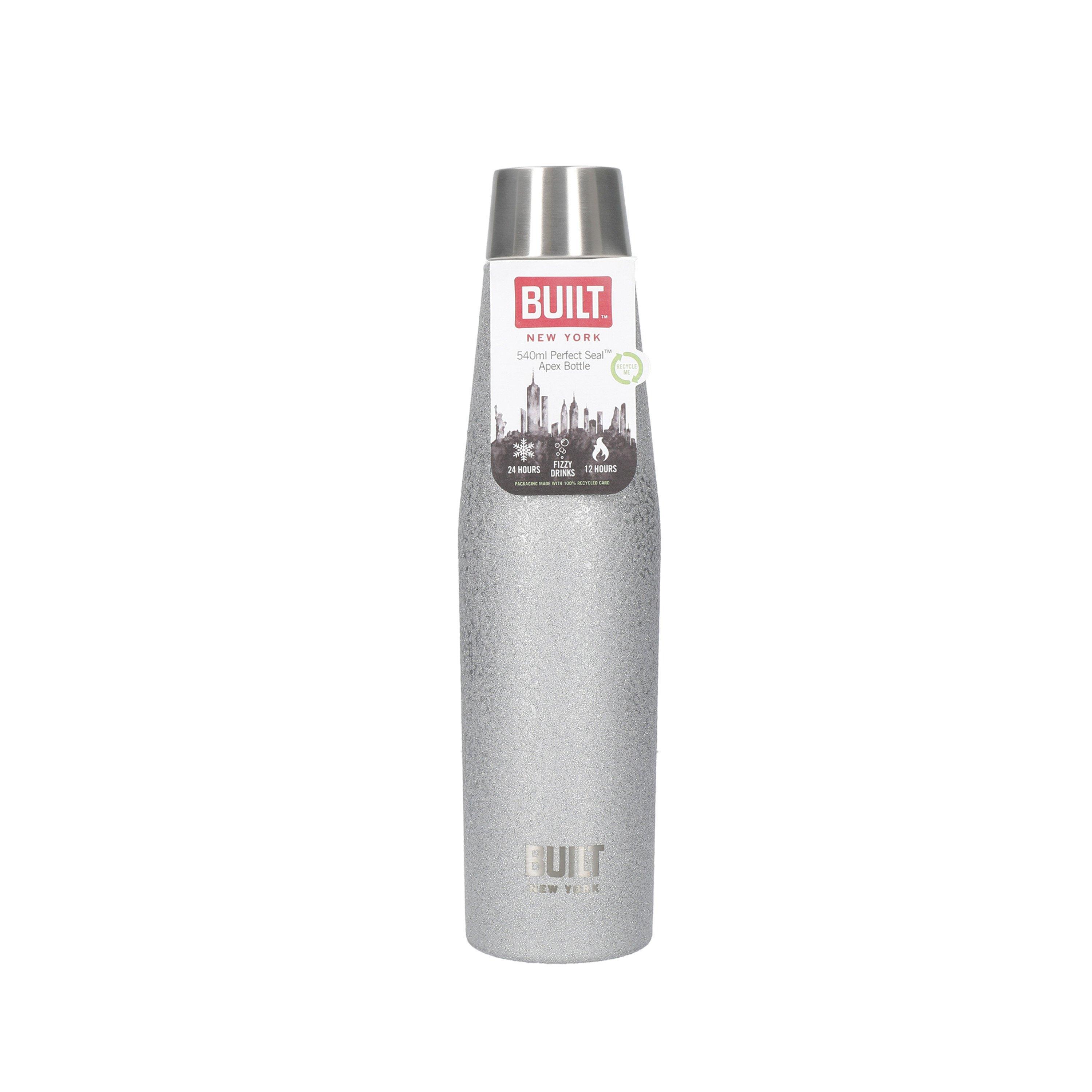 Silver - BUILT - BUILT Perfect Seal Apex Bottle Silver Glitter 54 - 3