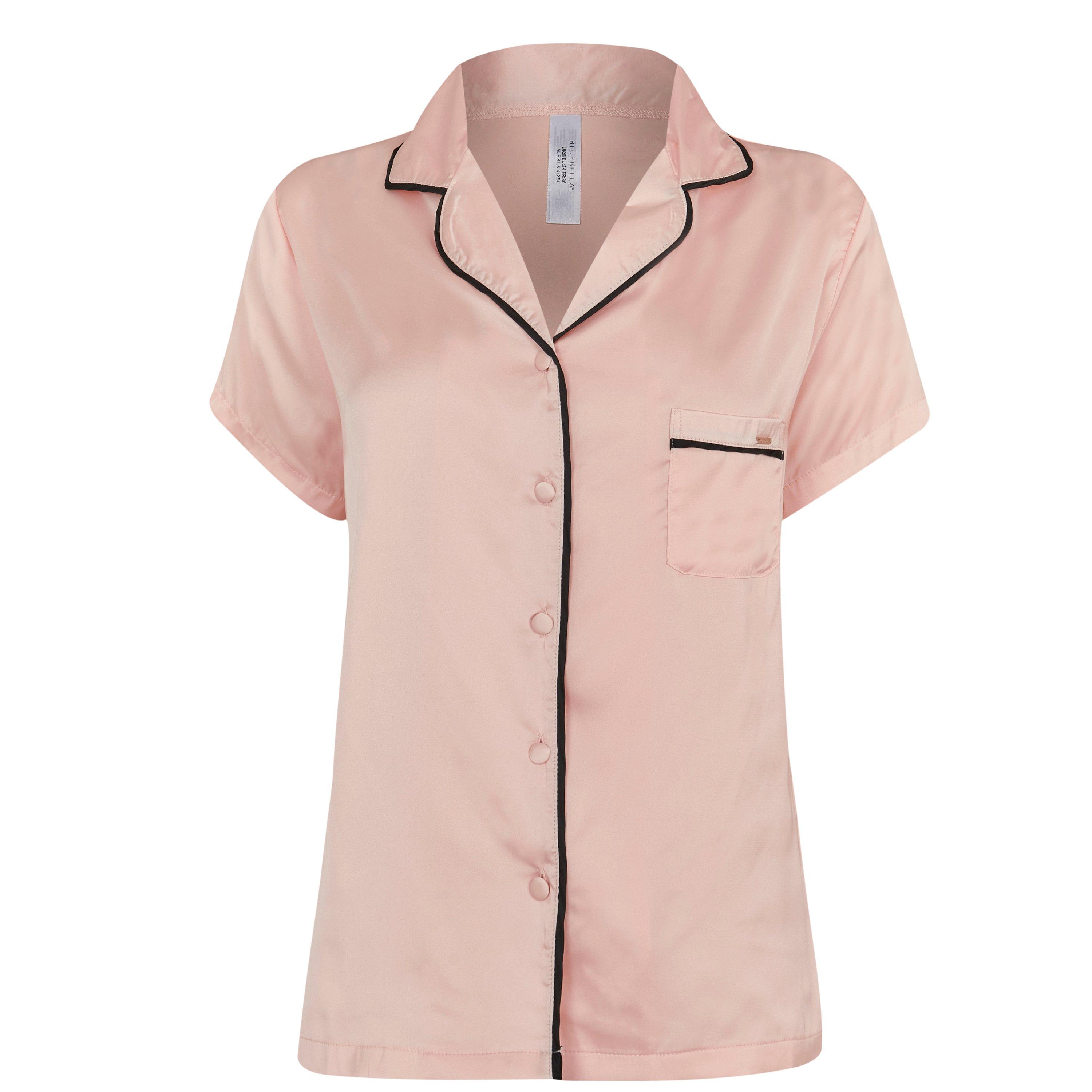 Pink/Pink - Bluebella - Abigail Short Sleeve Pyjama Set - 9