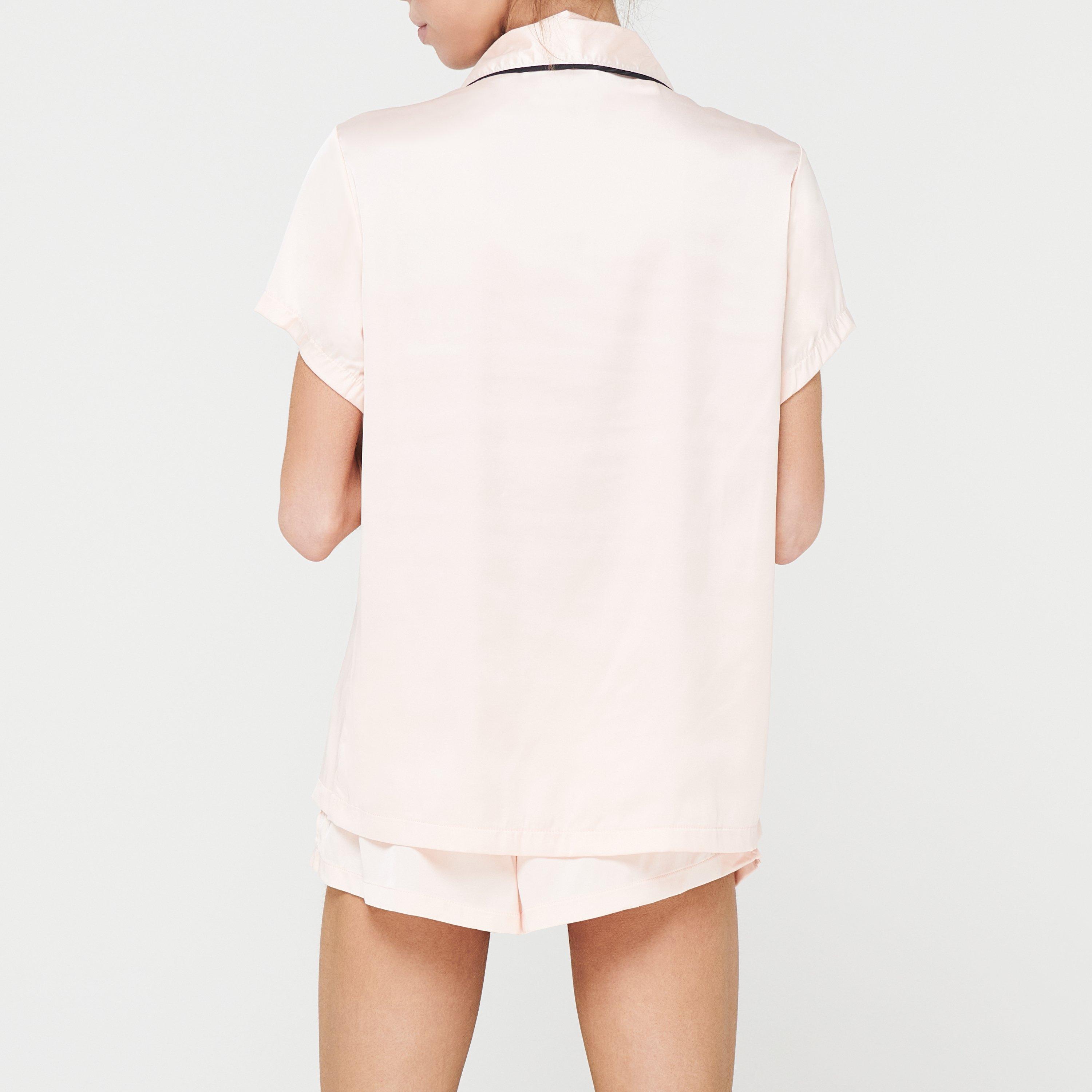 Pink/Pink - Bluebella - Abigail Short Sleeve Pyjama Set - 4