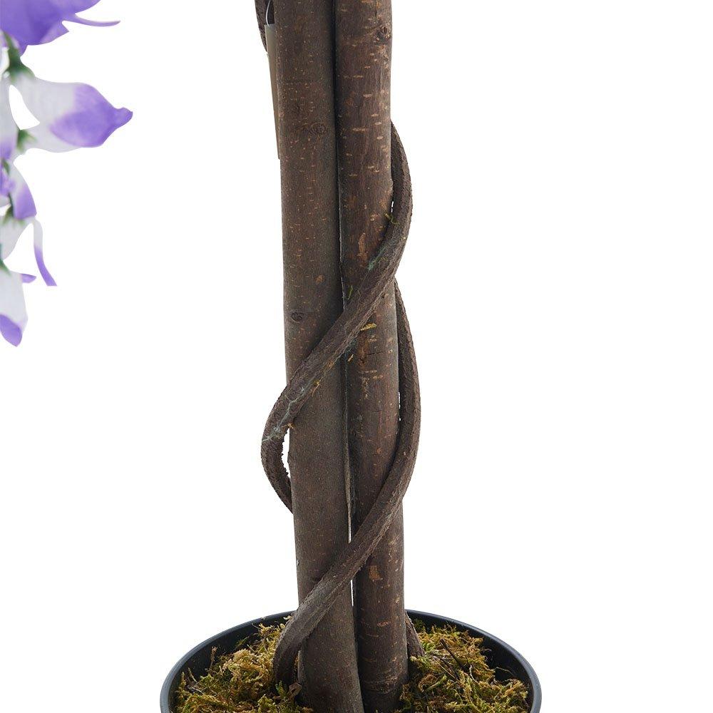 Green Purple Bl - LIFE IDEAS - Artificial Realistic Blossom Tree Bean Flower - 3