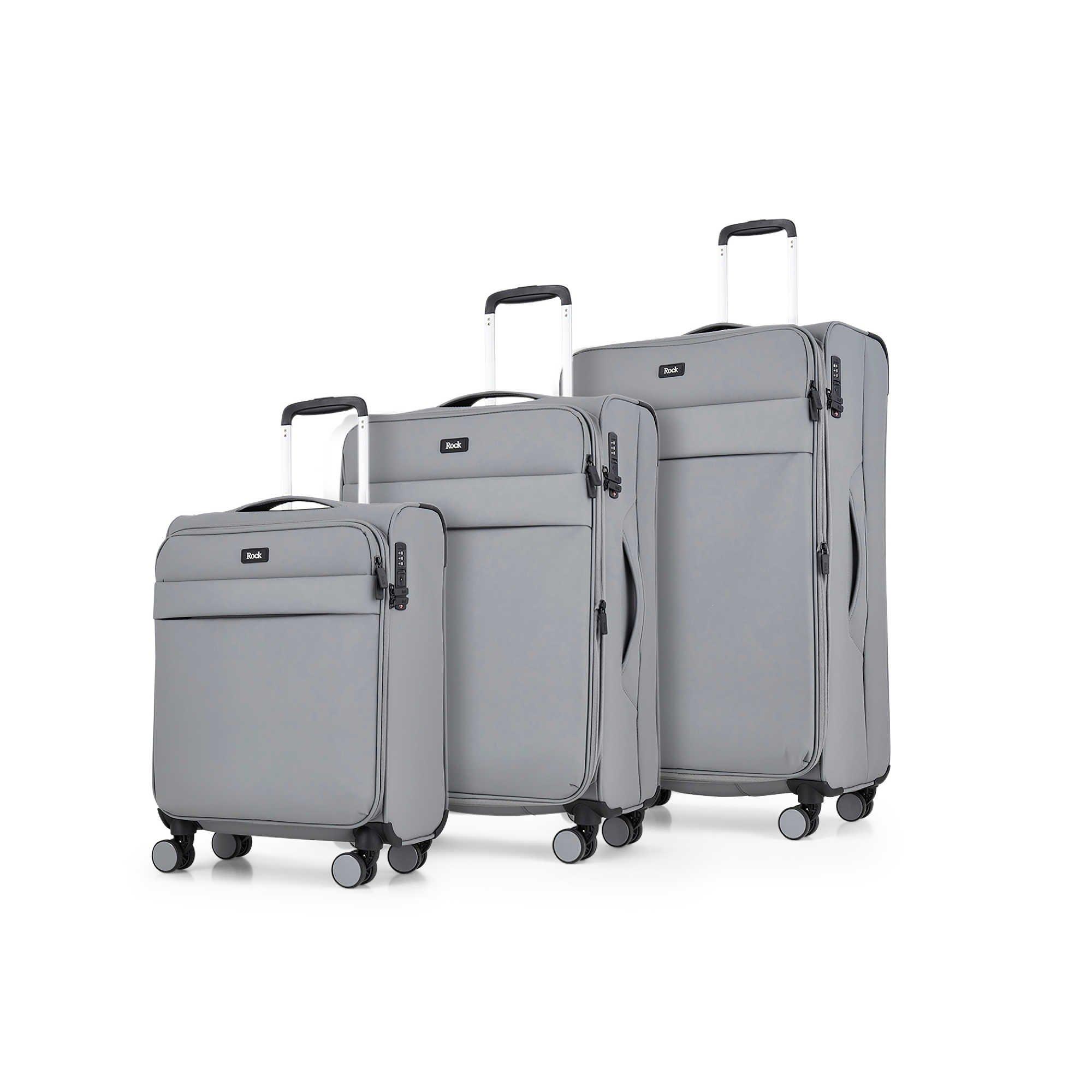 Grey - Rock - Rock Harper Suitcase Grey - 1
