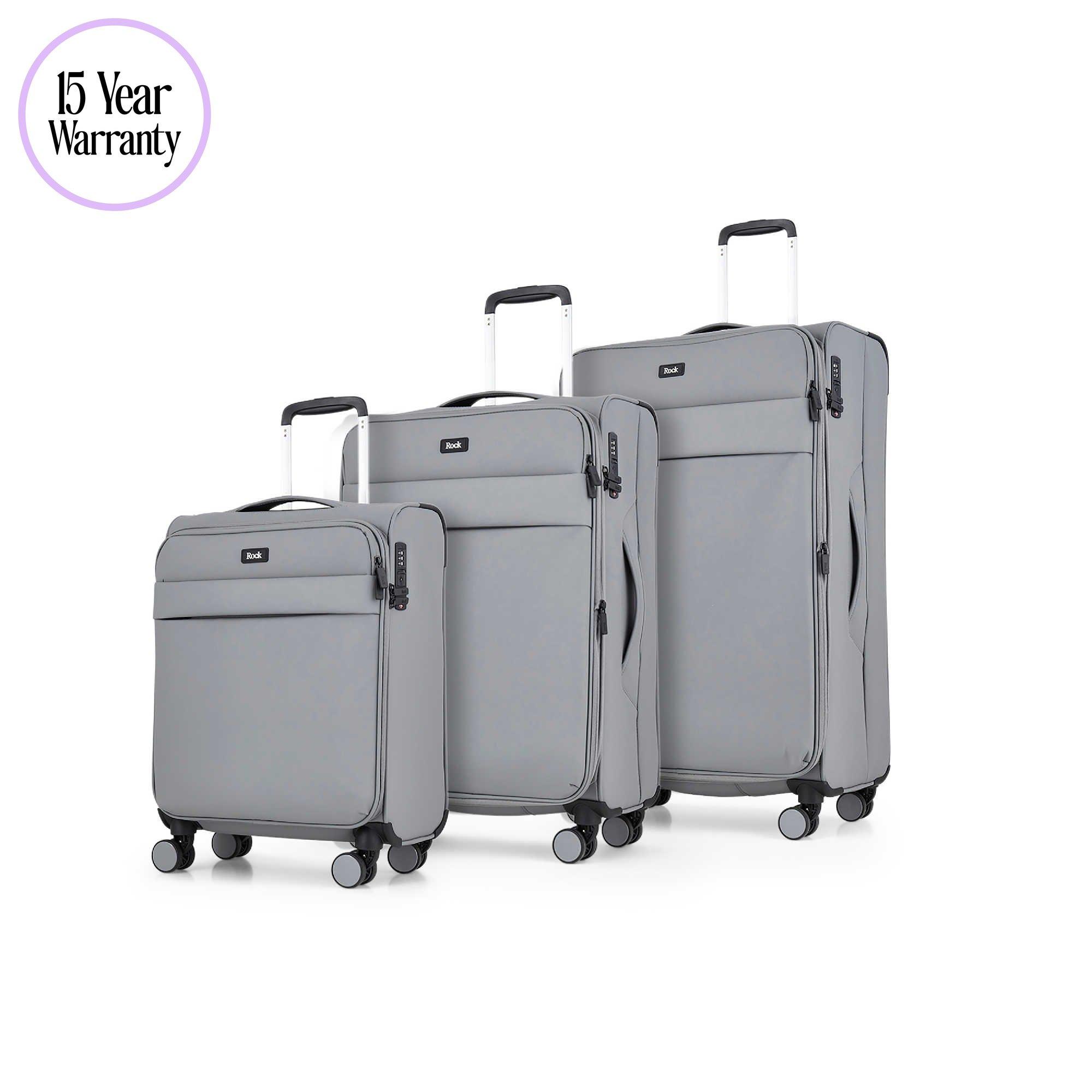 Grey - Rock - Rock Harper Suitcase Grey - 1